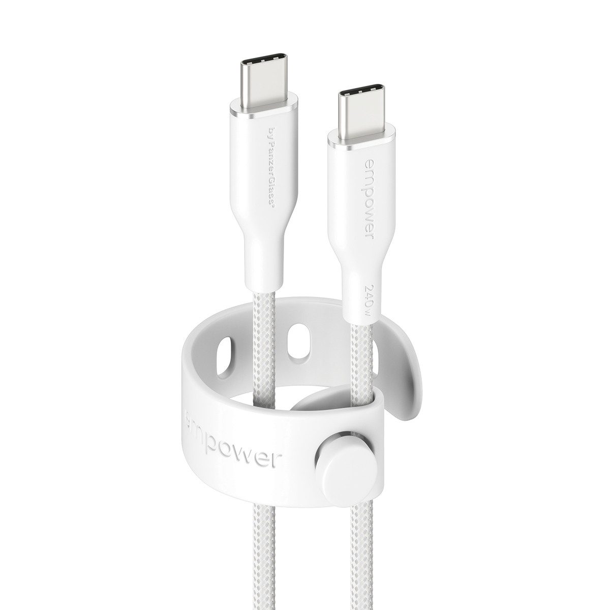 empower by PanzerGlass Racing 240W USB-C zu USB-C Kabel USB 2.0 1,2 m USB-Kabel, USB-C, (120 cm)