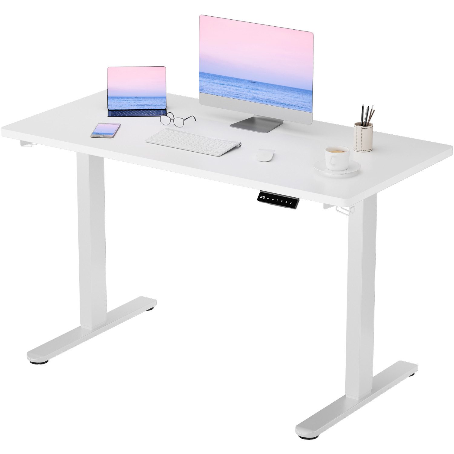 HOMALL Schreibtisch Höhenverstellbarer Schreibtisch elektrischer mit günstig online kaufen