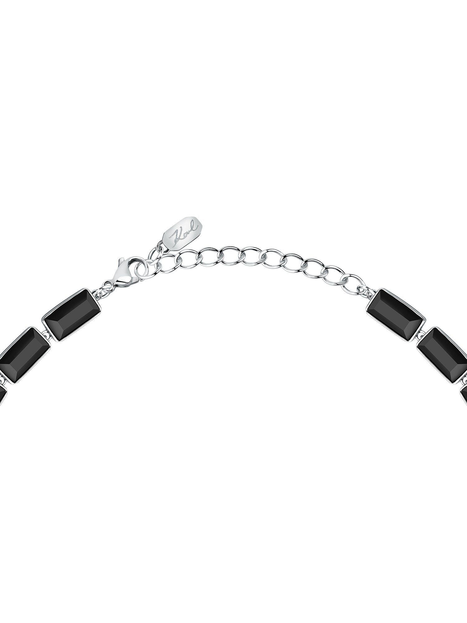 KARL LAGERFELD Collier Karl Lagerfeld Damen-Kette Edelstahl 24 Kristall günstig online kaufen