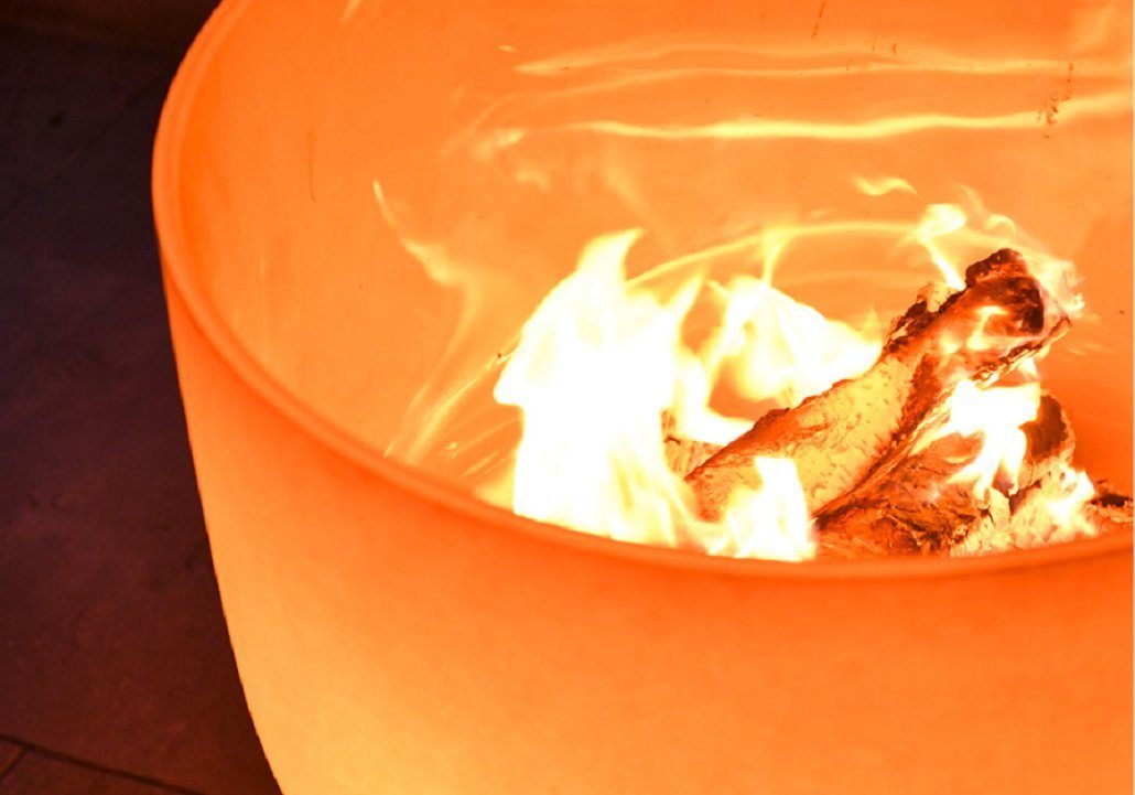 Inverthing Feuerschale Qflame Pure Quarzglas, (Set), günstig online kaufen