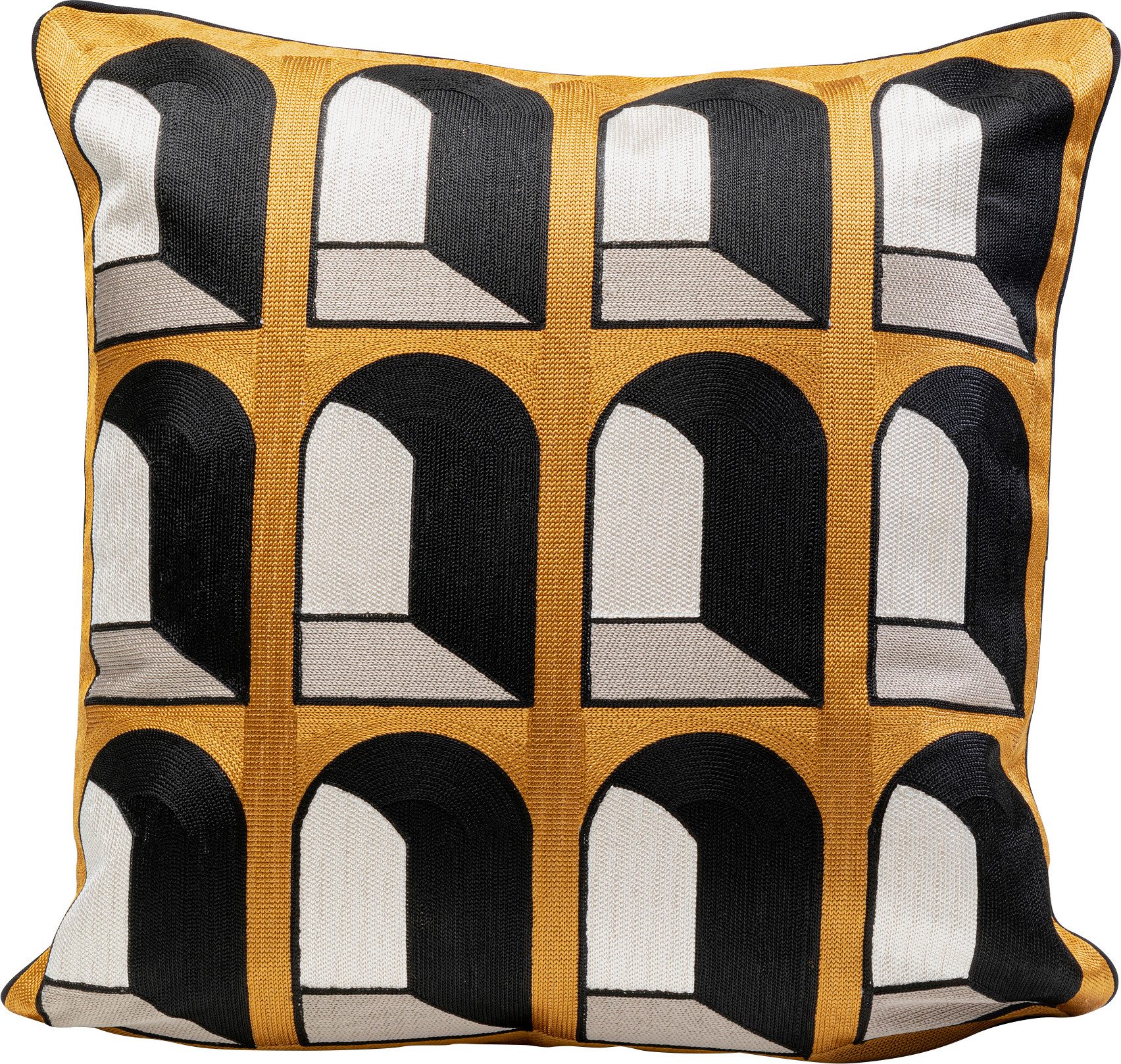 Kare Design Dekokissen Coloseo, Kissenhülle mit Füllung, 50x50 cm, stützt Kopf und Nacken angenehm und sorgt für erholsamen Schlaf
