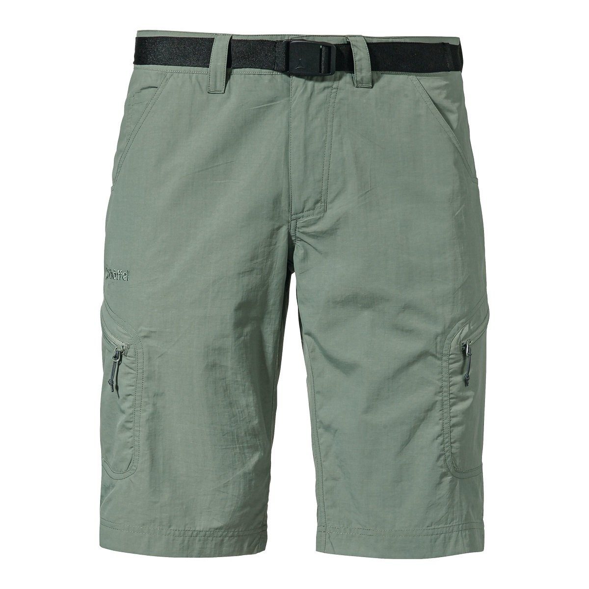 Schöffel Trekkinghose Reise-Wanderhose Silvaplana2 kurz (UV-Schutz) hellgrün Herren