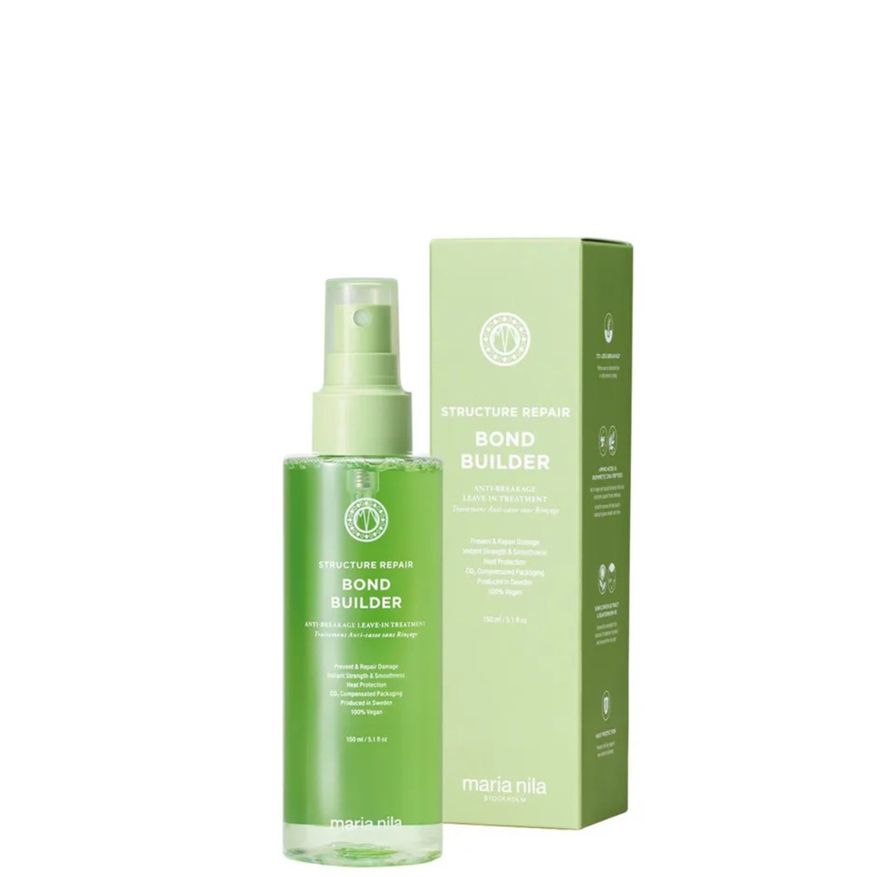 Maria Nila Leave-in Pflege Structure Repair Bond Builder Anti-Breakage Leave-In Treatment 150 ml, gegen Haarbruch