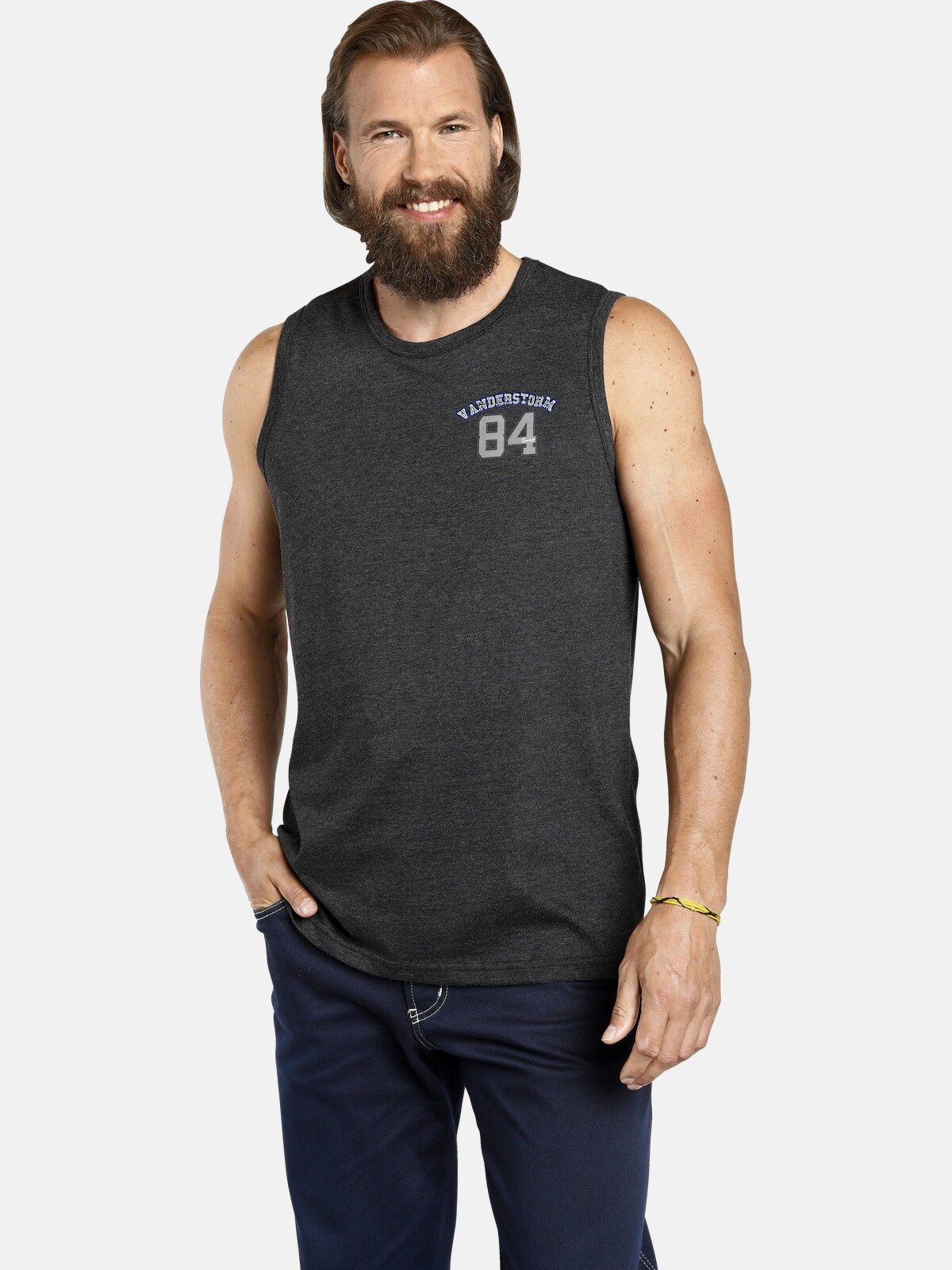 Jan Vanderstorm Muskelshirt PORO gerader Schnitt günstig online kaufen