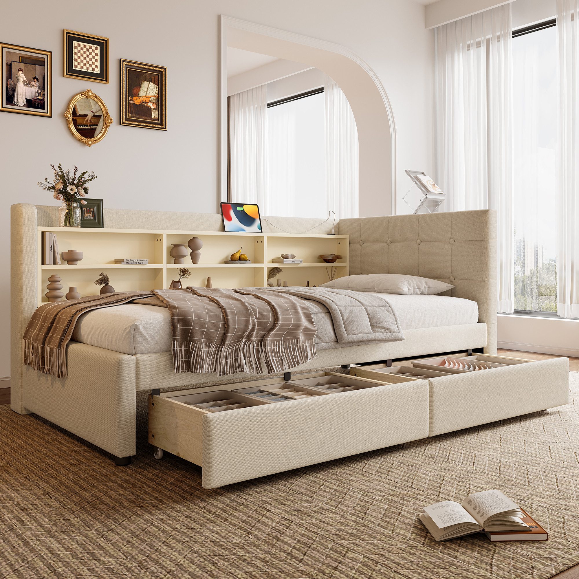 Merax Daybett Schlafsofa mit USB- & günstig online kaufen