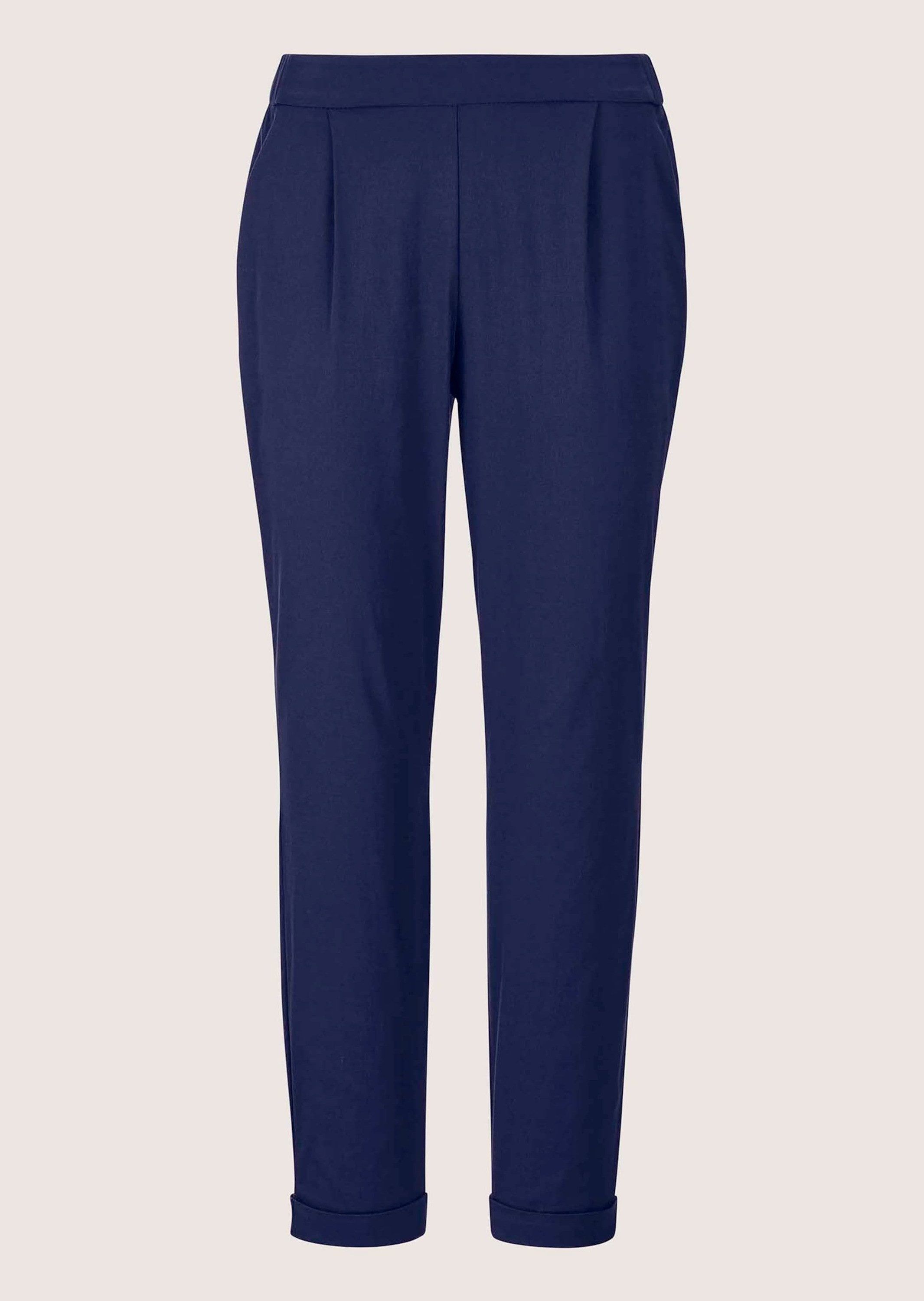 MADELEINE 7/8-Hose Kurzgröße: Bequeme Hose zum Schlüpfen Unifarbenes Design, ohne Verschluss, moderner Look