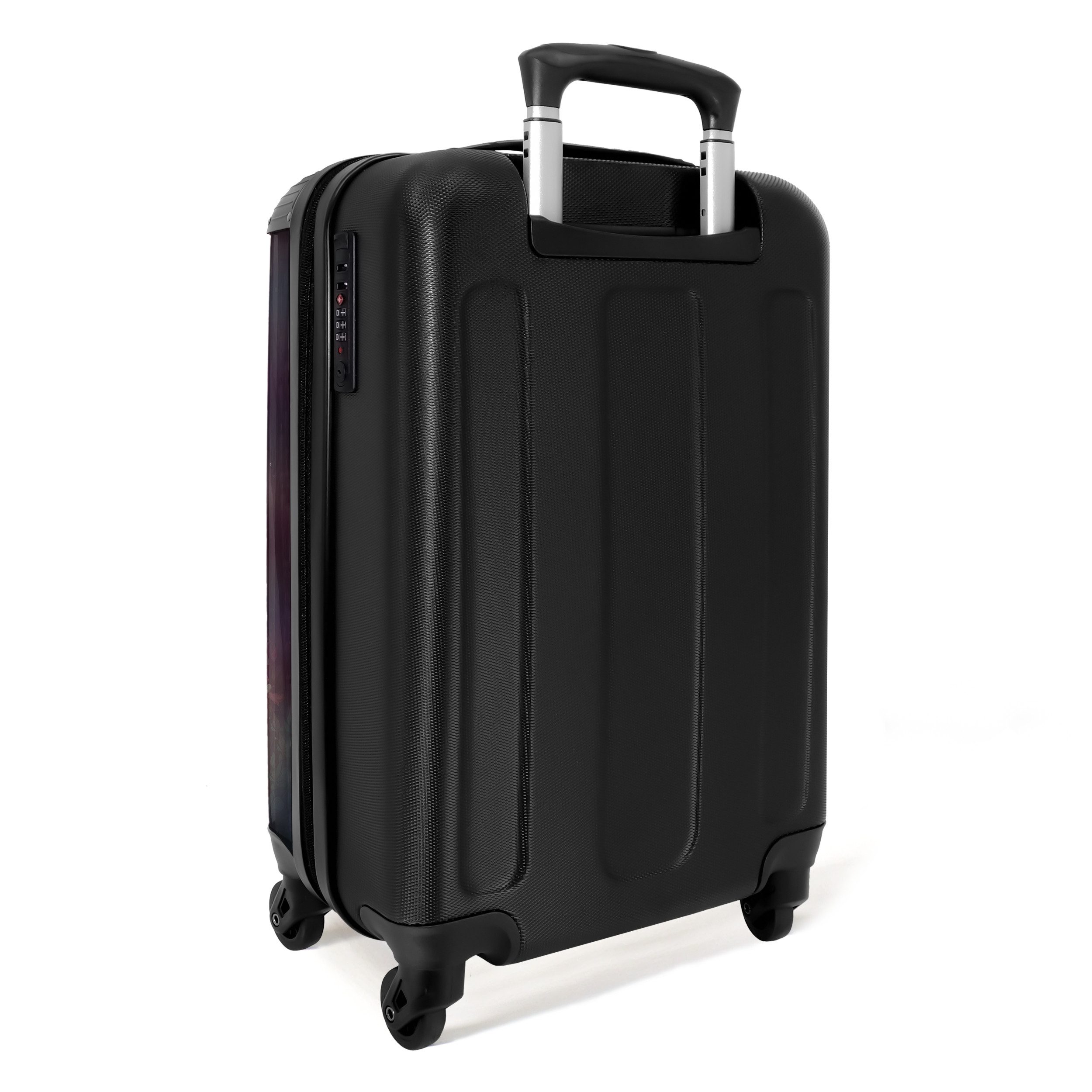 NoBoringSuitcases.com© Kinderkoffer Pferd - Natur - Blumen - Schmetterlinge - Wald 55x35x20cm, 4 Rollen, Handgepäck-Koffer, Kinderkoffer, Reisekoffer Mädchen