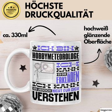 Trendation Tasse Hobbymeteorologe Geschenk Kaffee-Tasse Geschenkidee für Hobbymeteorolo