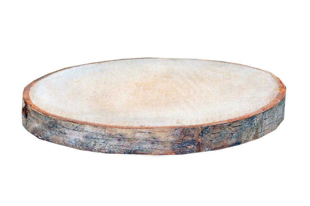 iWerk Ремеслоaturmaterial Birkenholzscheiben rund 100% Natur 30-40 cm ø