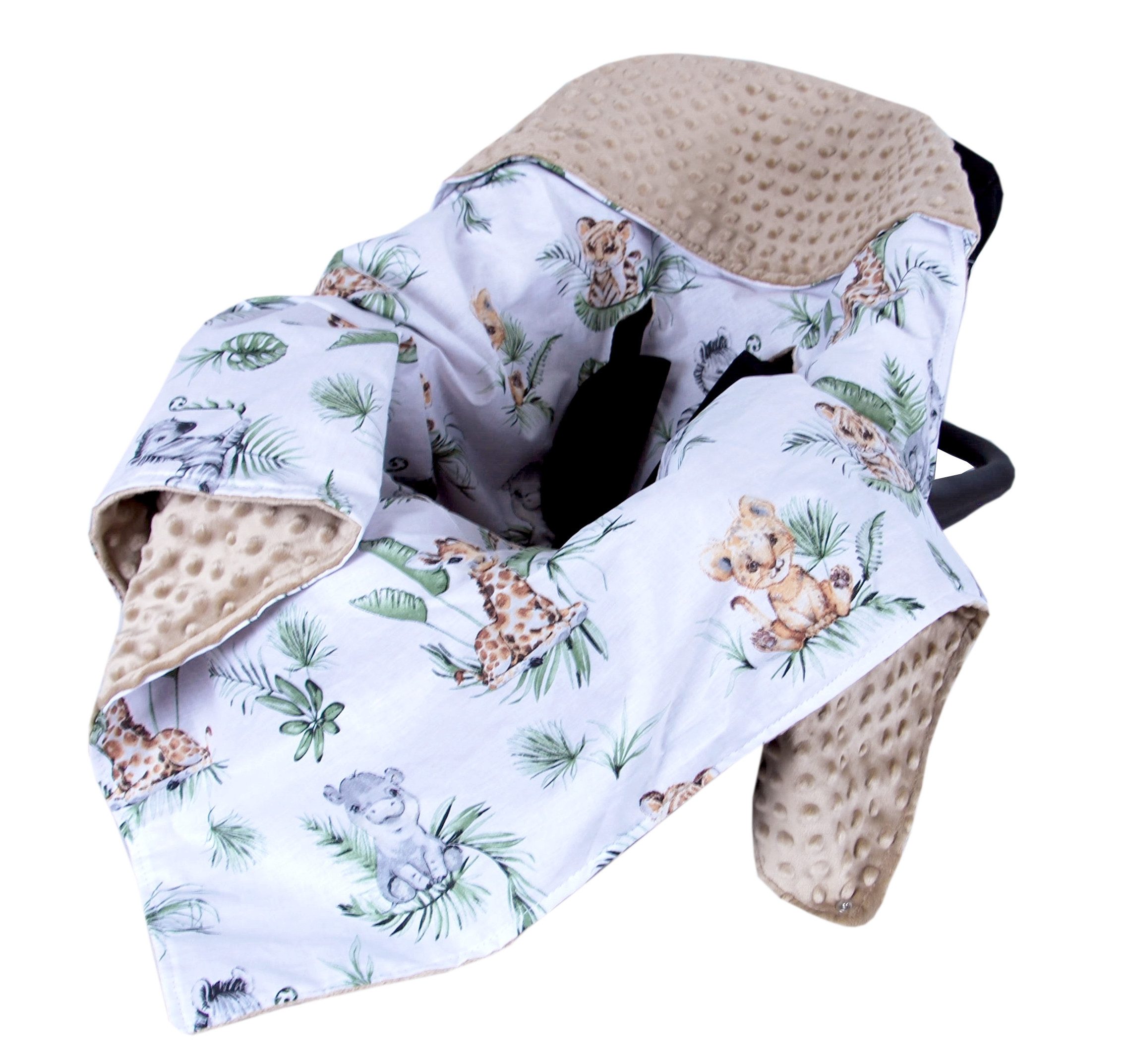 Einschlagdecke BabyLux Baby EINSCHLAGDECKE Babyschale 90x90 cm Autositz Decke