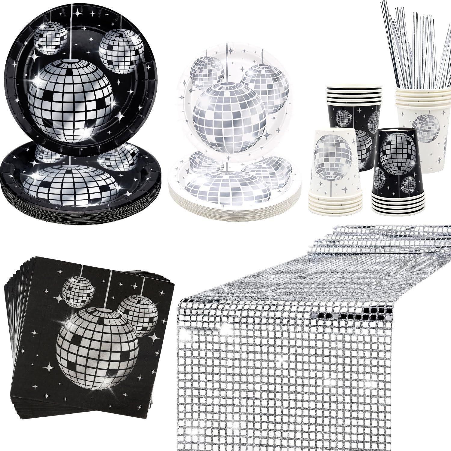 LuxusKollektion Dekokugel 70er Party Zubehör Set für 20 Personen (1 St)