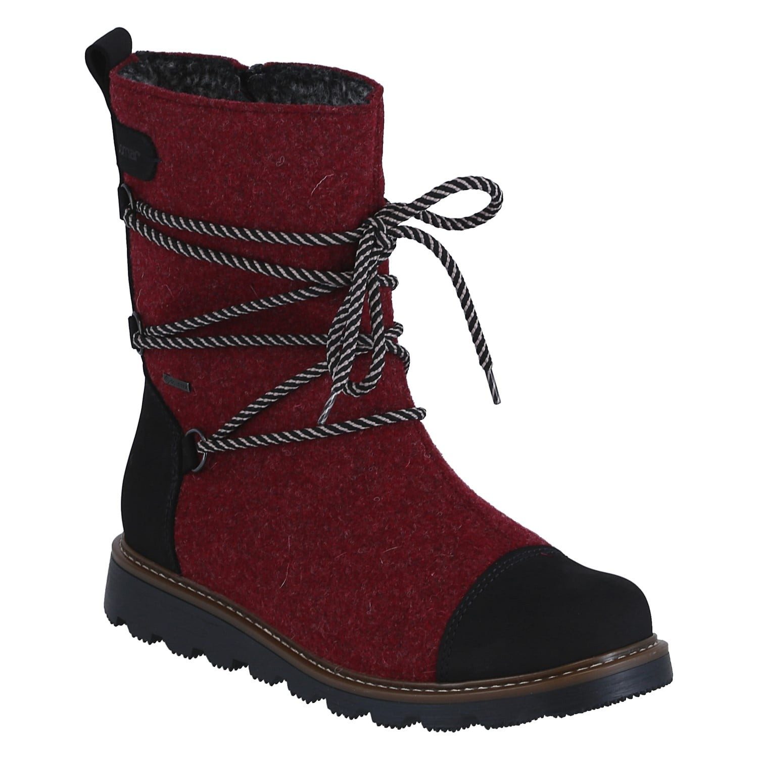 Pomar Posio GTX (Filzstiefel, wasserdicht, extrem warm) rot Damen Winterstiefel