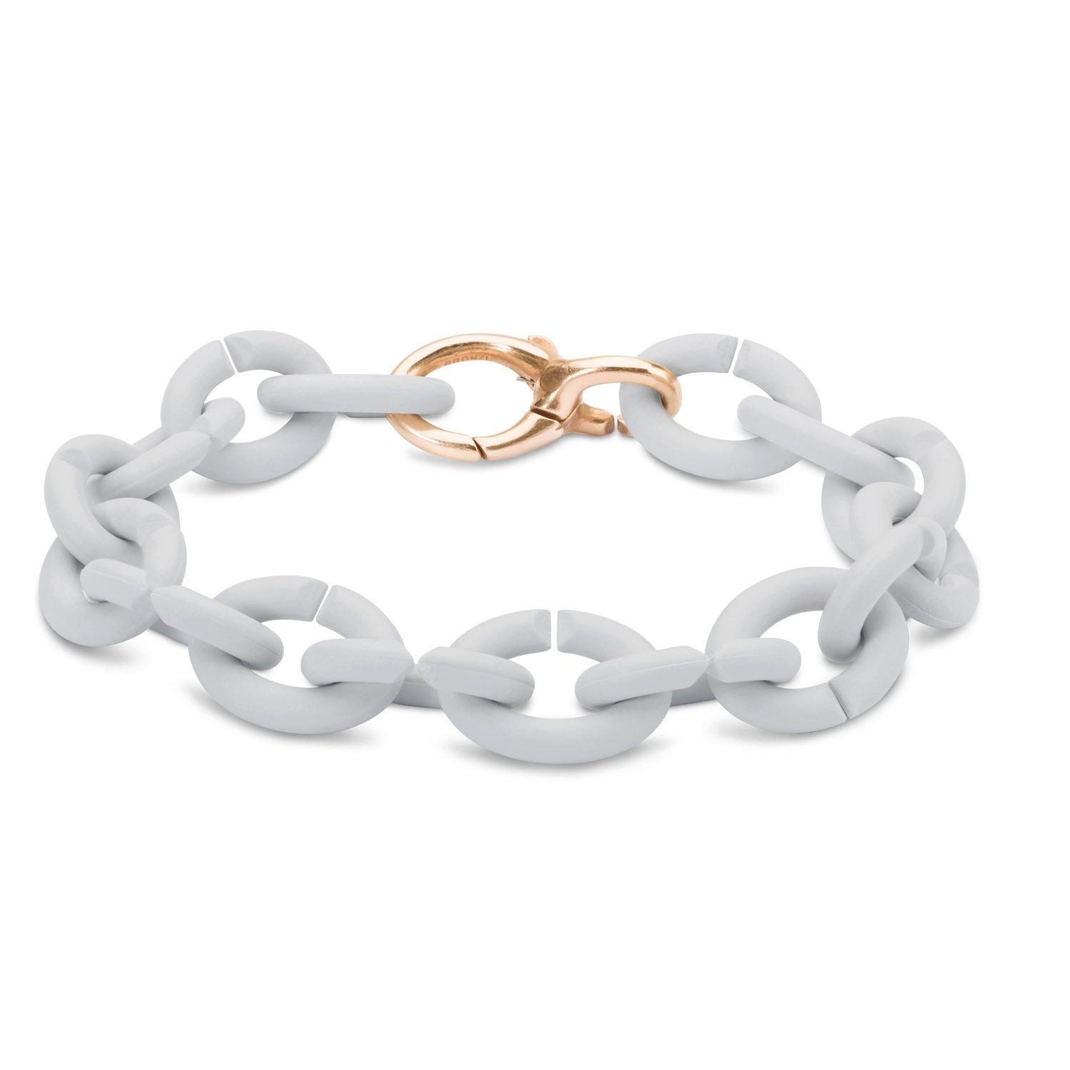X Jewellery Charm-Armband Pale Grey Bronze Bracelet, XBRBO-00263