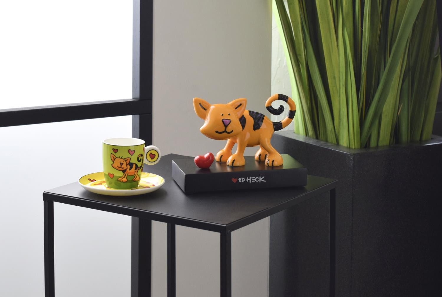 Goebel Dekofigur Ed Heck, Höhe: 13cm, Farbe: Mehrfarbig, Motiv: Katze