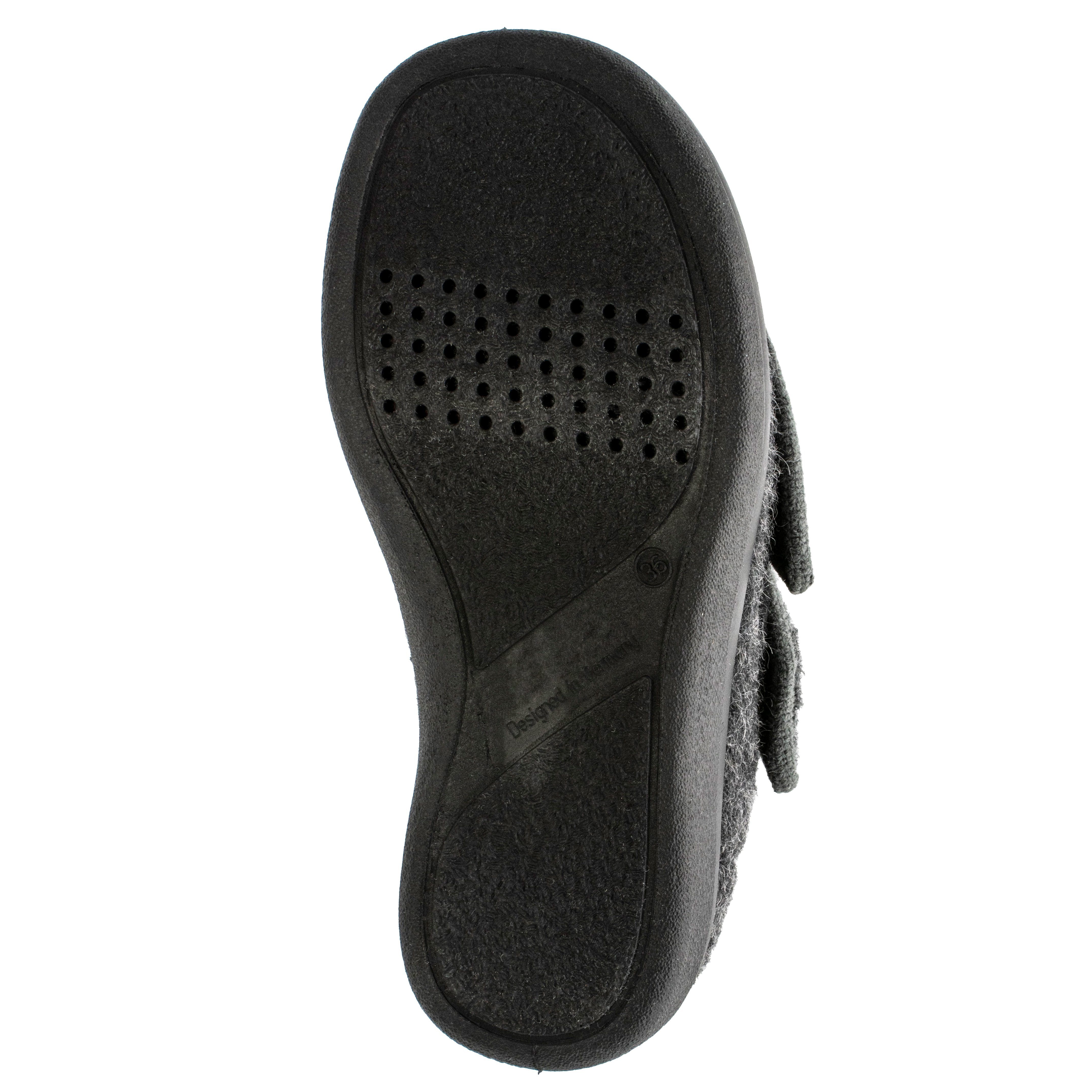 Fischer-Markenschuh Bad Wiessee Hausschuh aus Wollfilz, mit Schurwollfutter, Weite L