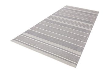 Teppich In- & Outdoorteppich Strap silber/grau, NORTHRUGS, rechteckig, Höhe: 8 mm