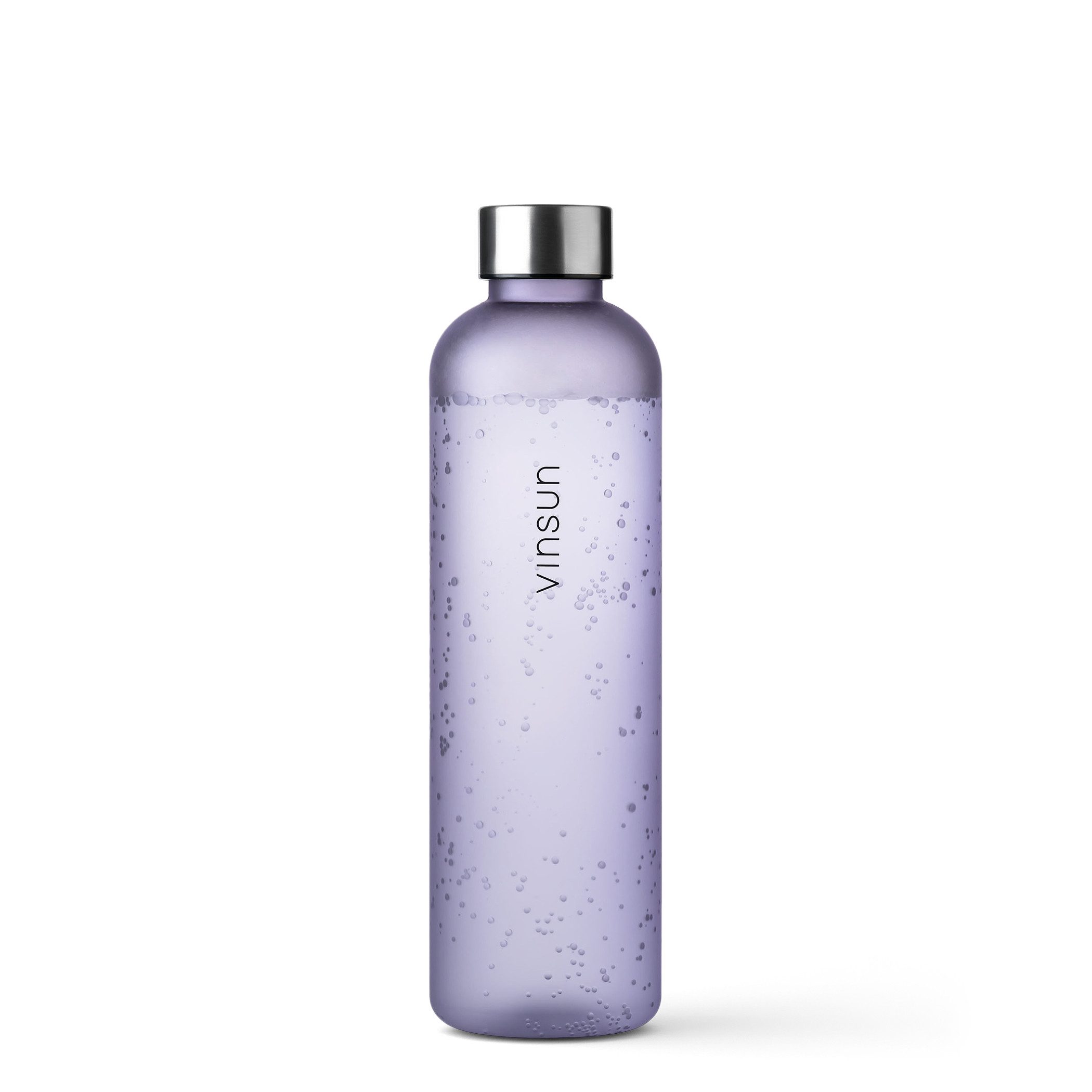 Vinsun Trinkflasche Tritan Wasserflasche 650ml - Sportflasche Kohlensäure geeignet, Auslaufsicher, BPA frei, bruchsicher, geruchs- und geschmacksneutral
