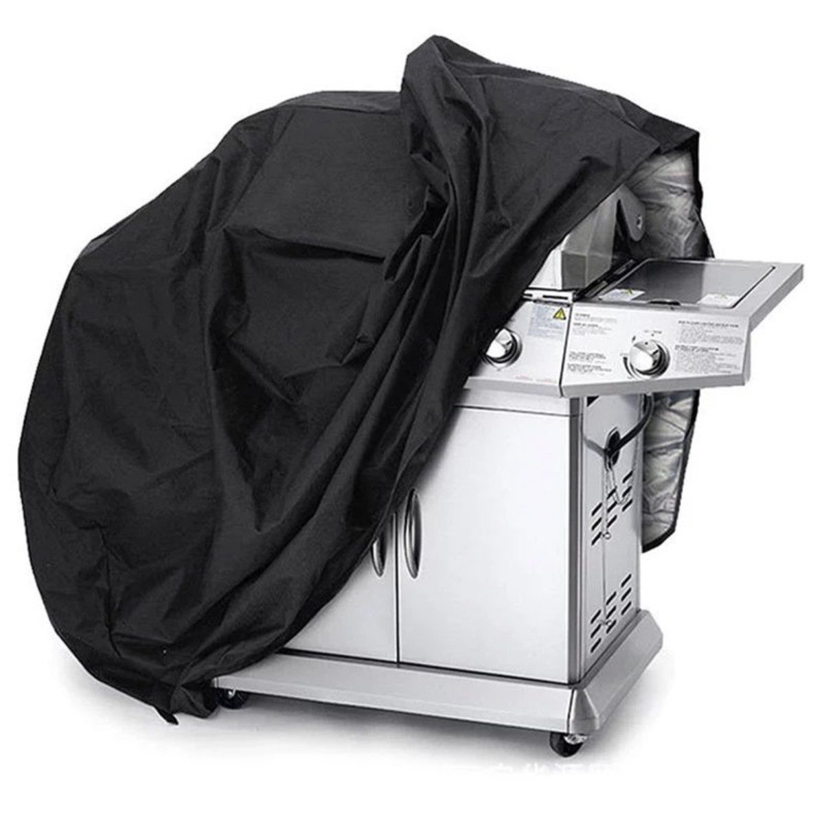 Hurtel Grillabdeckhaube Abdeckung 190 x 71 x 117 cm, Wasserdicht, UV-beständig, XXL, Doppelnähte, Kordelzug