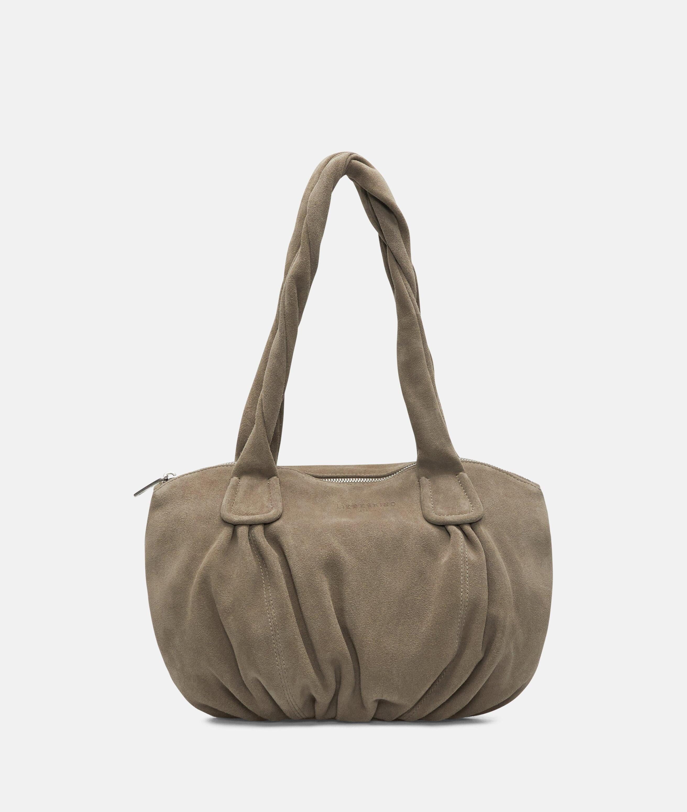 Liebeskind Berlin Shopper Archive Lucy Shopper S, Handlicher Shopper aus weichem Veloursleder