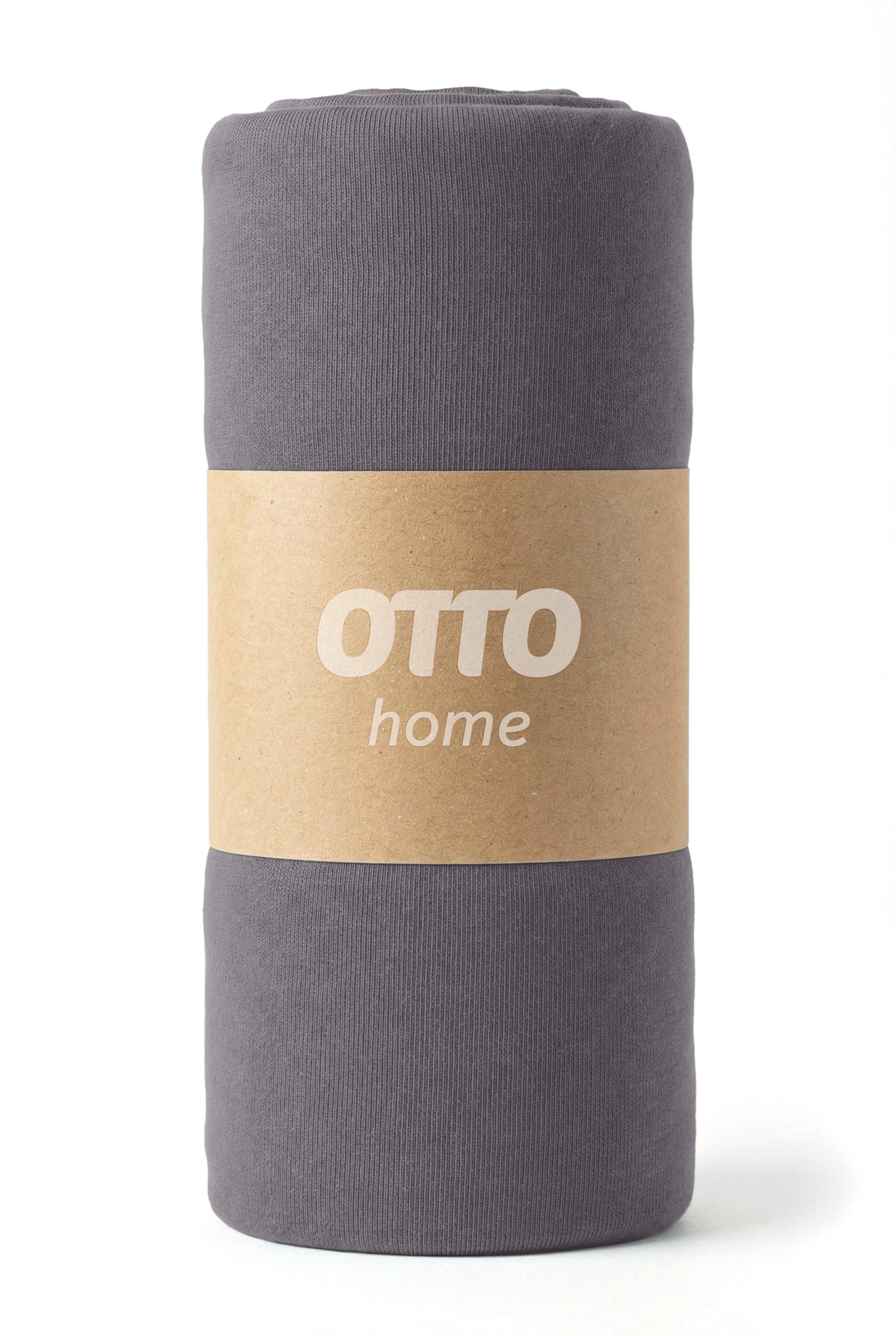 OTTO home Spannbettlaken BLACKBERRY 100% Baumwolle, Jersey, Gummizug: rundum, (1 Stück), für hohe Matratzen bis 28 cm, Bettlaken, Spannbetttuch, pflegeleicht
