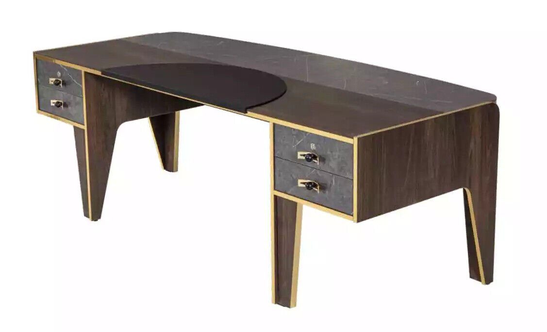 JVmoebel Schreibtisch Schreibtisch Mit Schubladen Arbeitszimmermöbel Tisch Luxus Office, Made In Europe