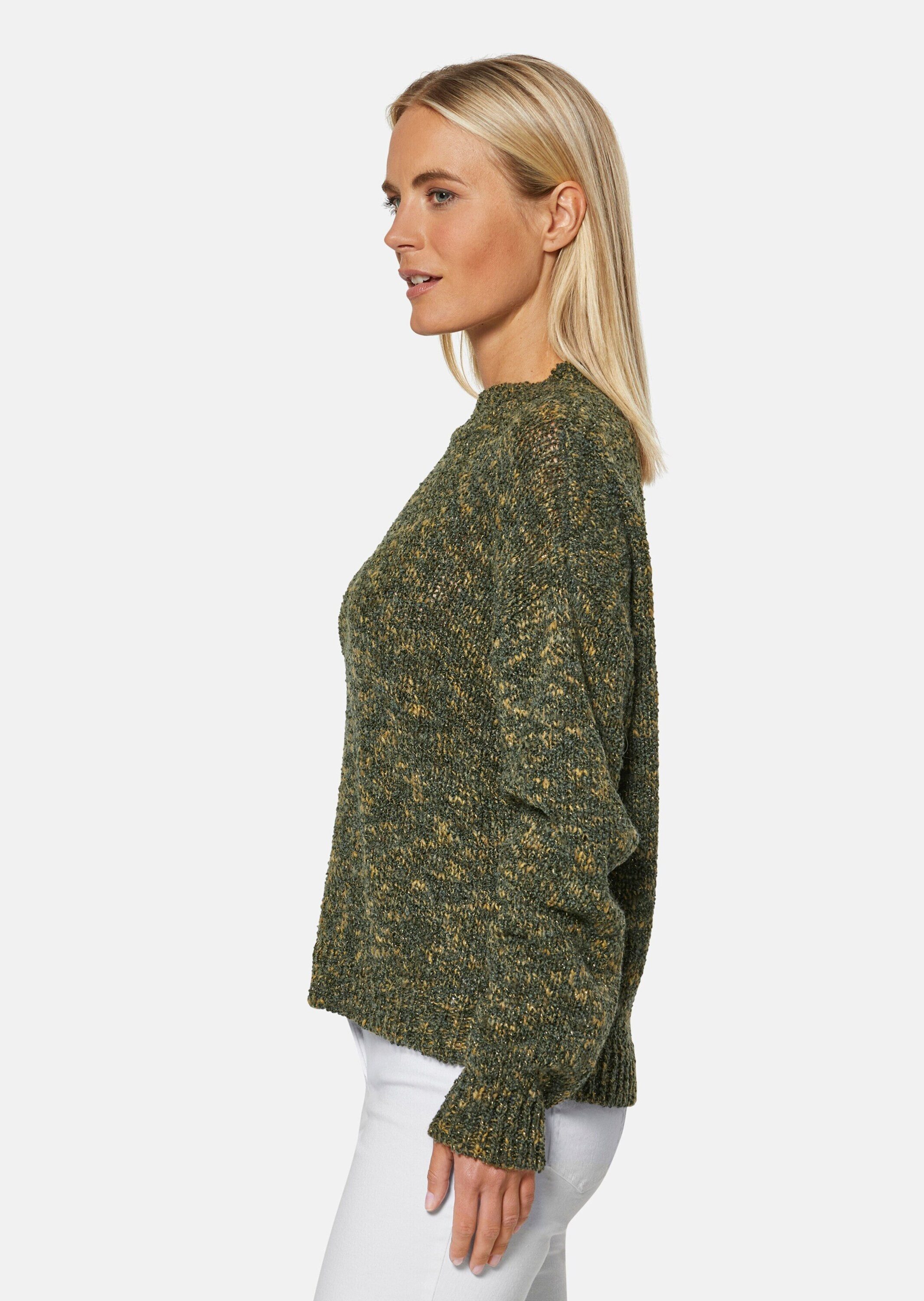 MADELEINE Strickpullover Pullover mit Stehkragen