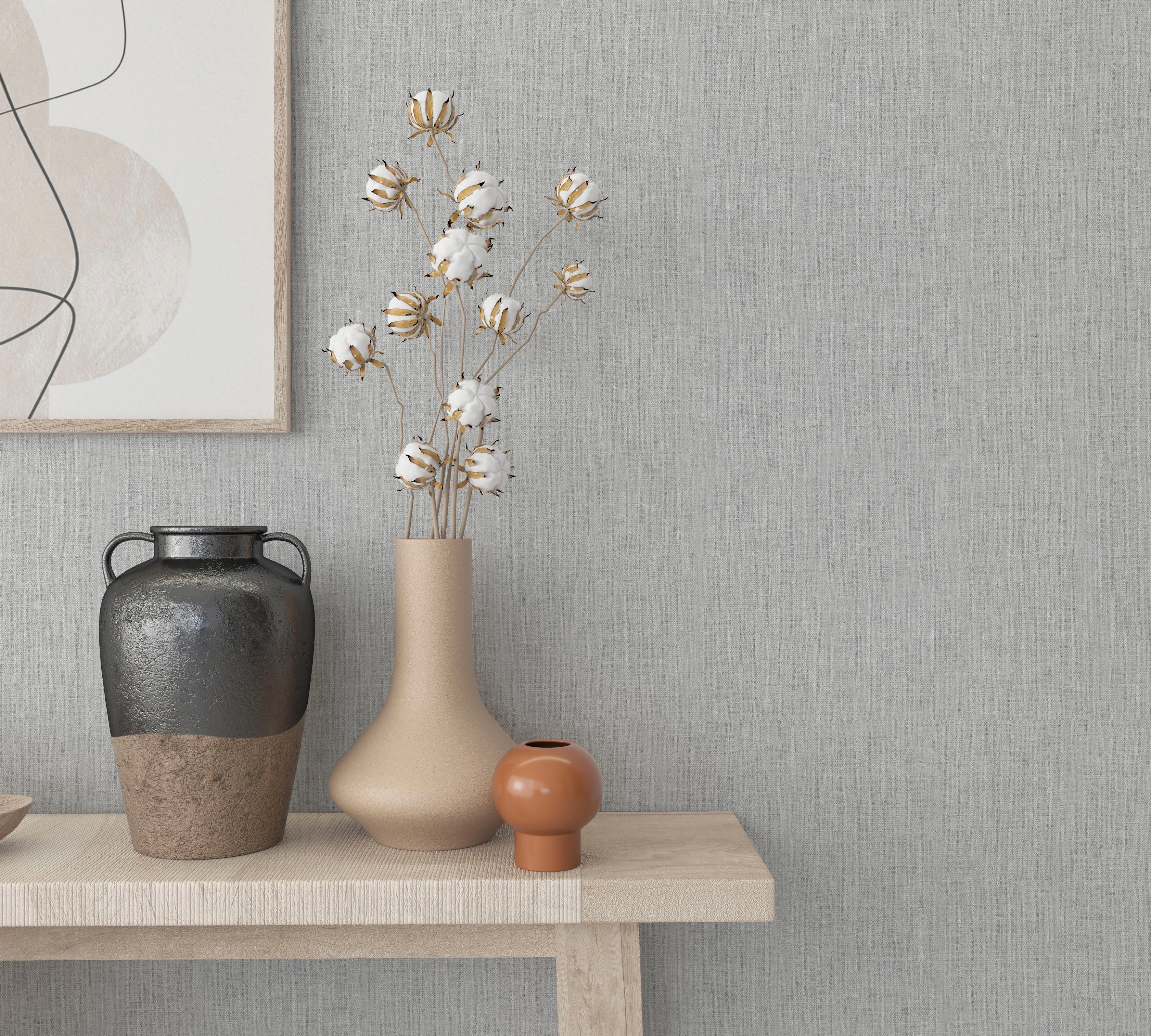 Marburg Vliestapete Finesse, geprägt, matt, moderne Tapete für Wohnzimmer Schlafzimmer Küche