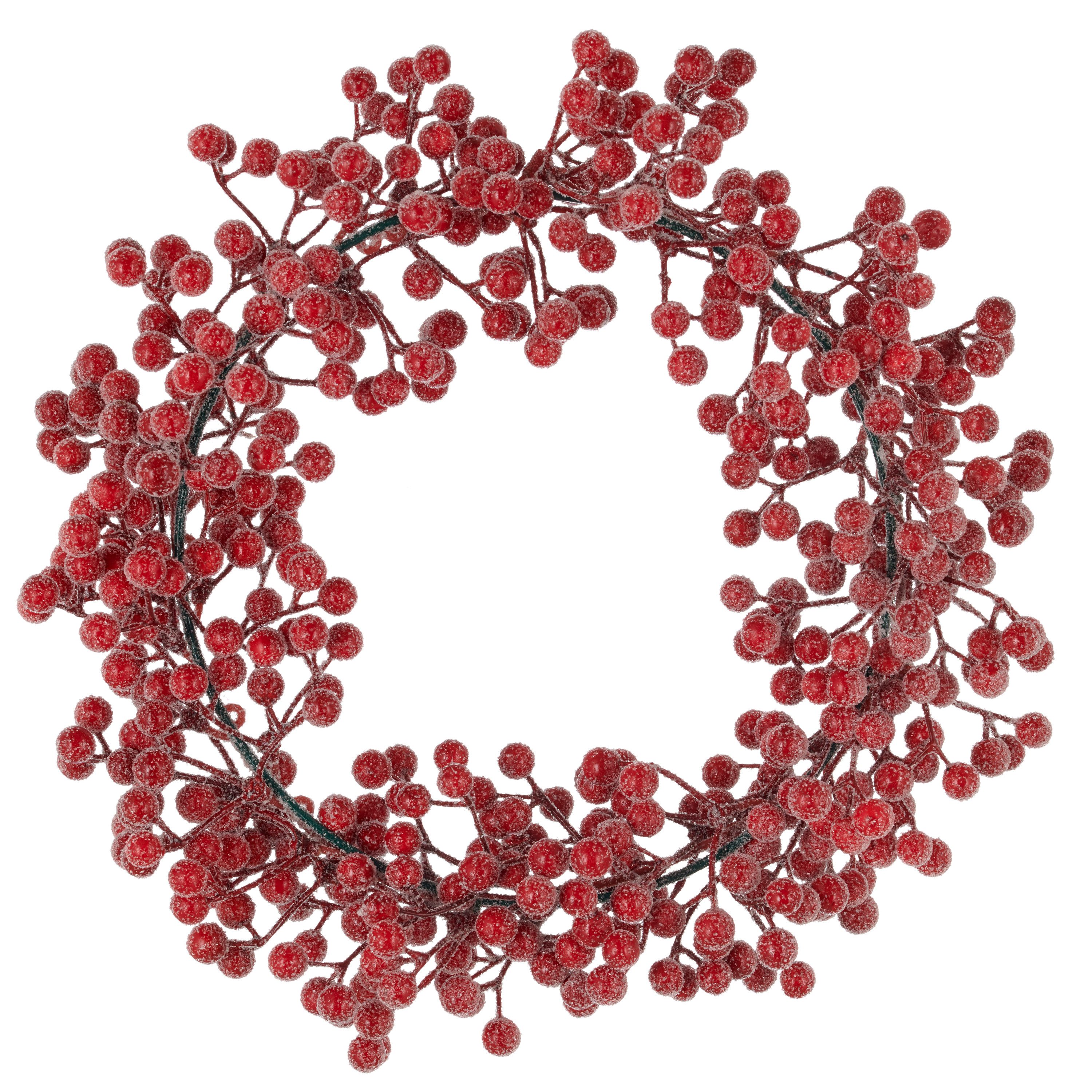 Kunstkranz Beerenkranz, Creativ green, mit geeister Optik günstig online kaufen