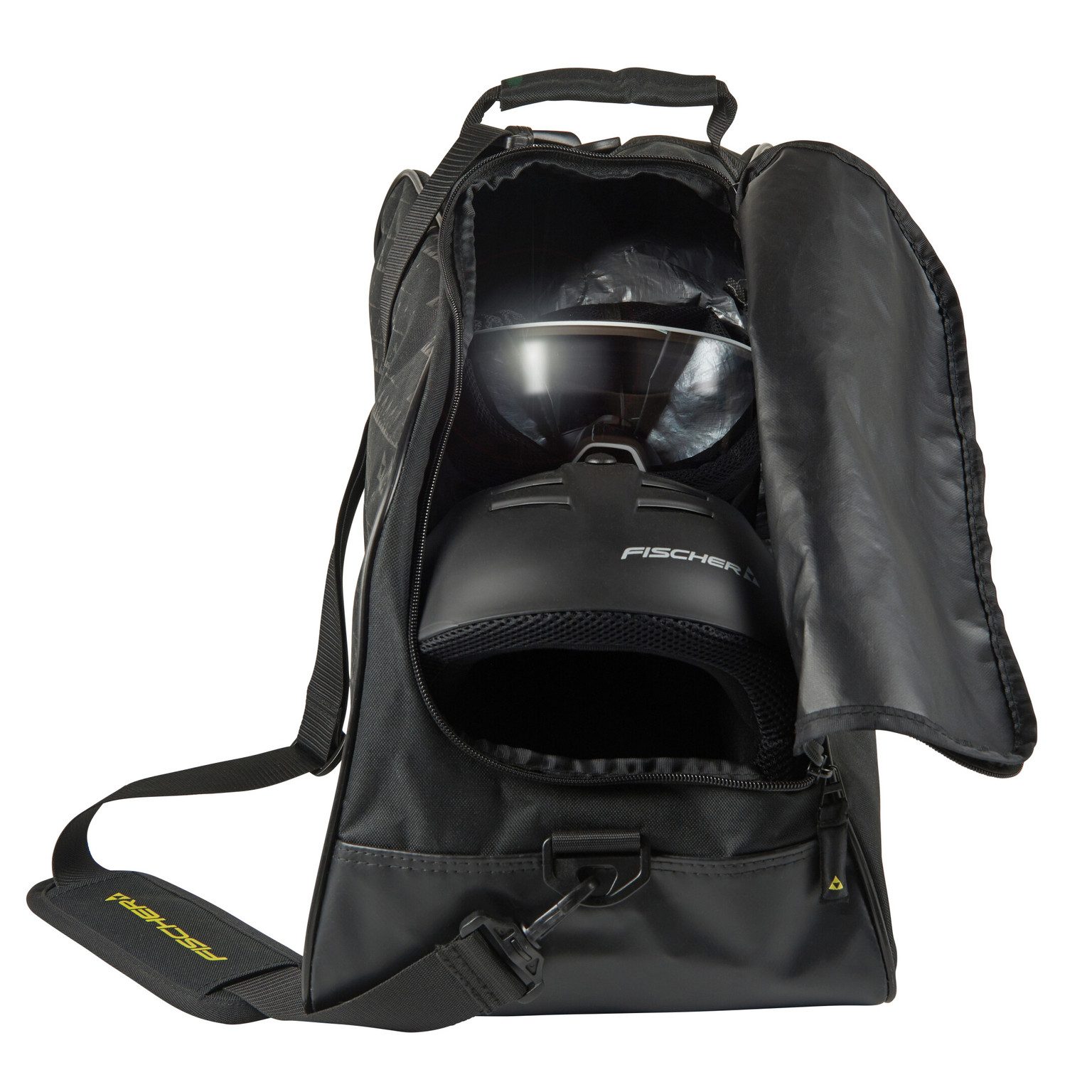 Fischer Sports Skirucksack, Alpine Eco Skischuhtasche Helmfach Ski Schuhtasche Helm Boot Tasche