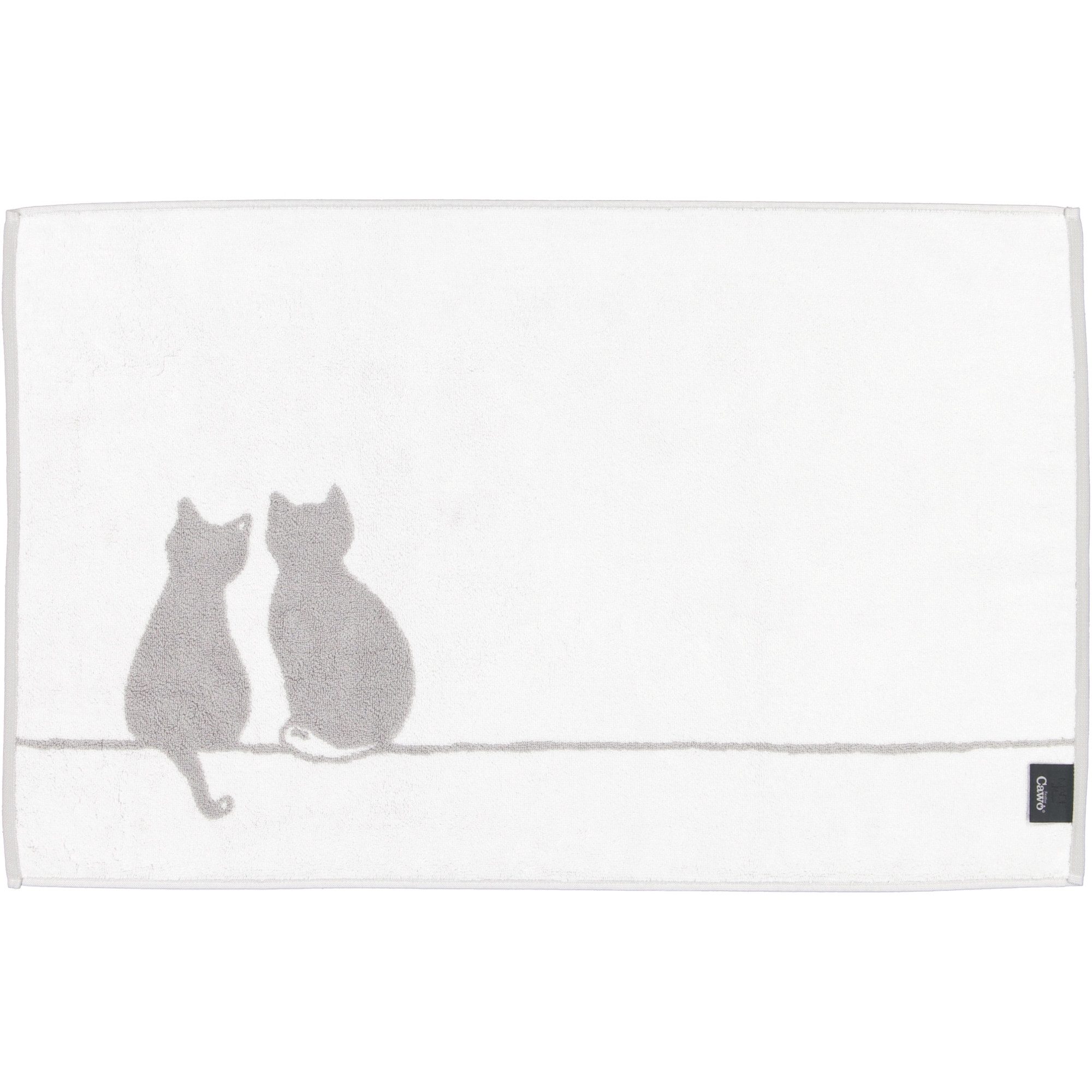 Cawö Duschmatte CUTE CATS You & Me 6263, 100% Baumwolle – Bild 2 von 3