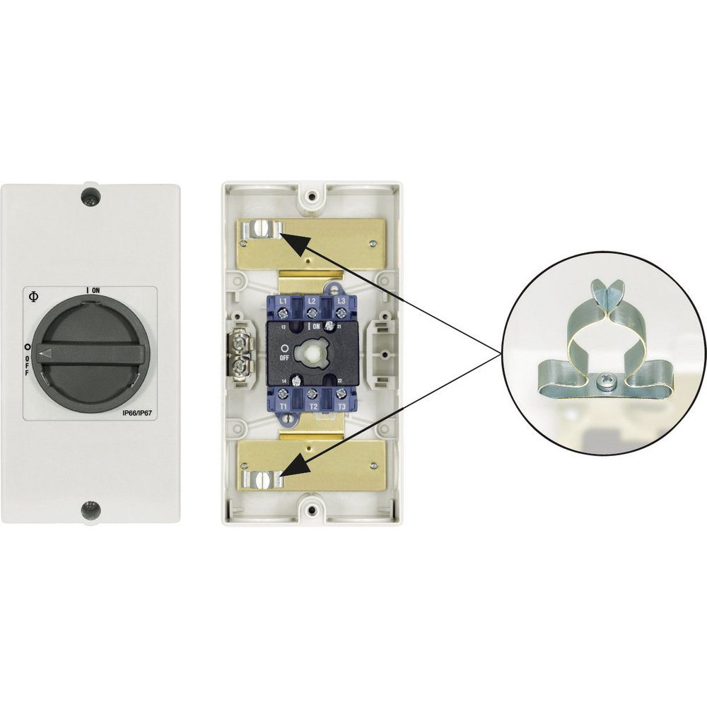 Kraus & Naimer Schalter Kraus & Naimer KG10.T103/D-A050.KS51V Reparaturschalter absperrbar 1 (KG10.T103/D-A050.KS51V)