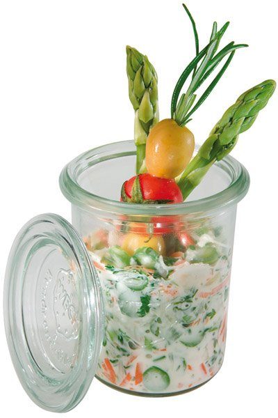 Image of APS Einmachglas »Weck«, Glas, (Set, 12-tlg), spülmaschinengeeignet