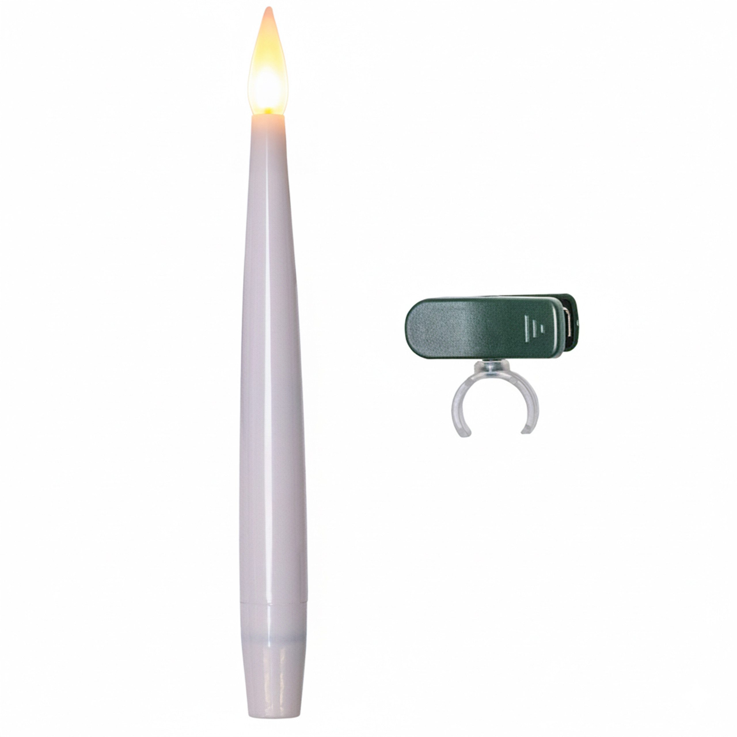 OTTO home LED Dekolicht LED Kerzen Nurvo, Timerfunktion, mehrere Helligkeitsstufen, LED fest integriert, Warmweiß, Verstellbare Clips – Bild 4 von 5