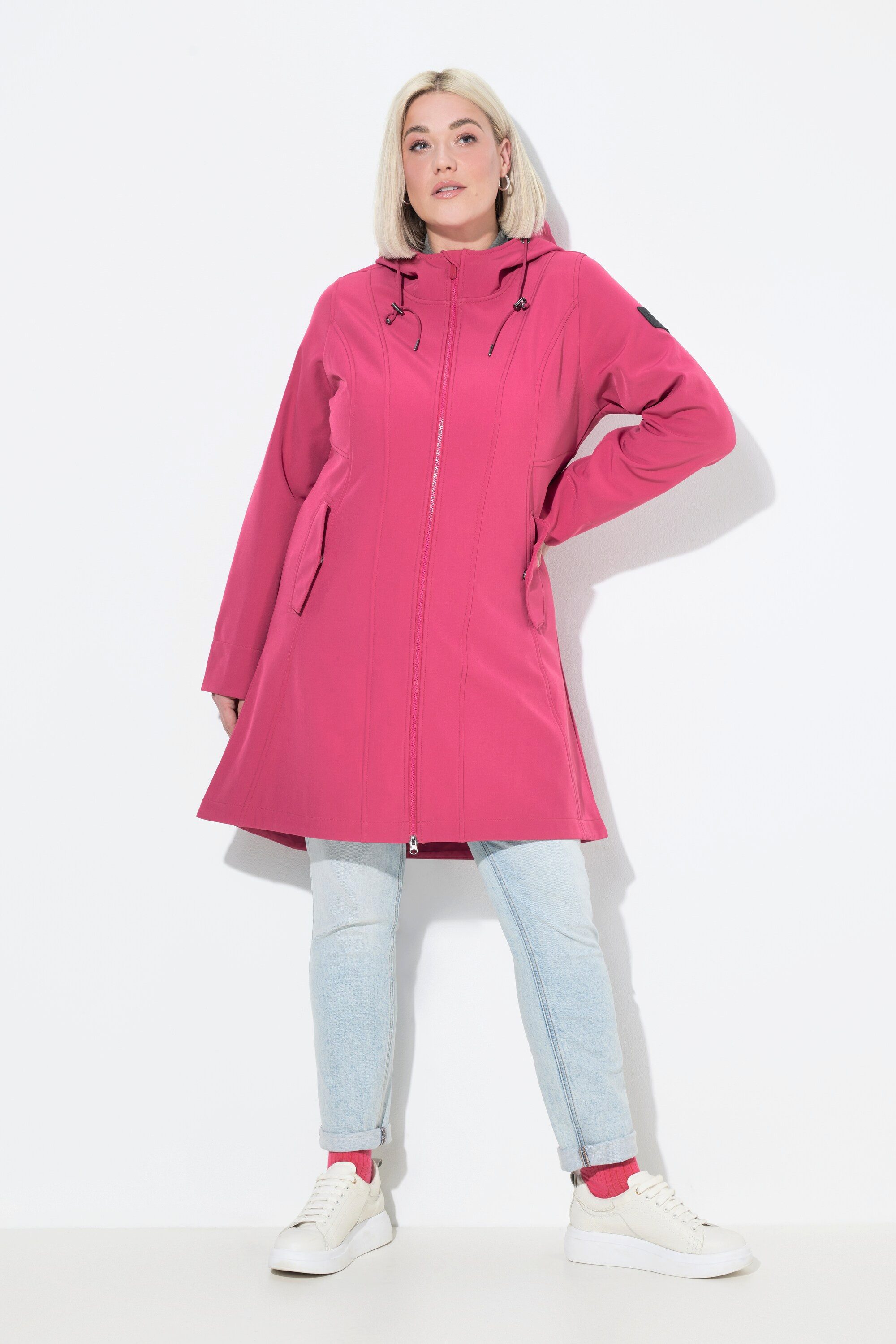 Ulla Popken Wintermantel HYPRAR Softshelljacke wasserabweisend