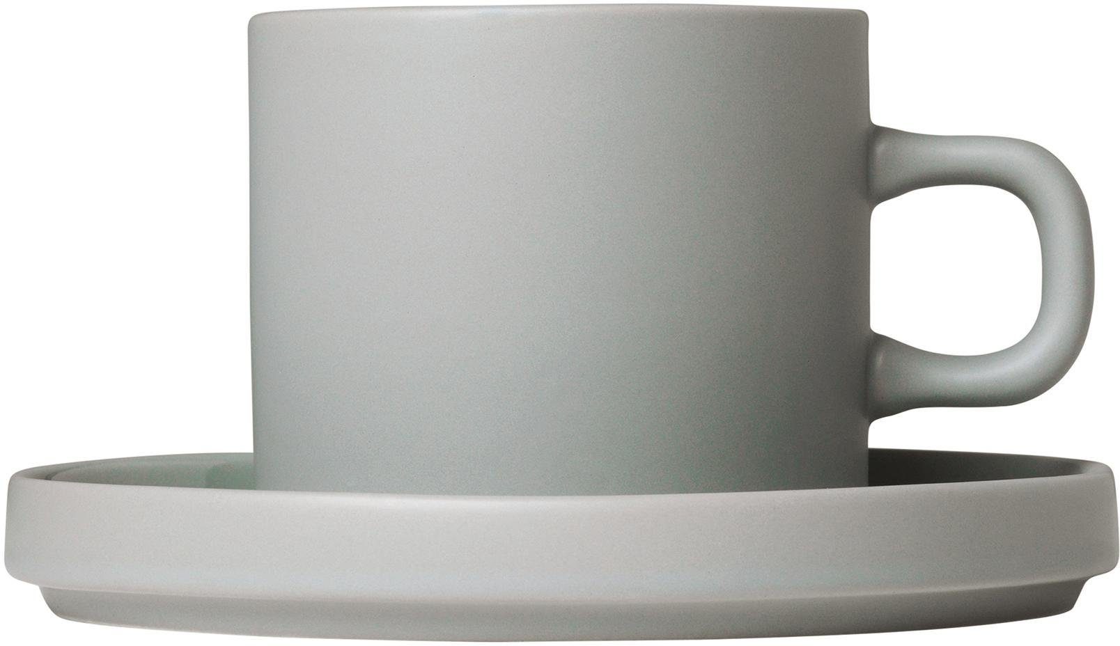 blomus Tasse PILAR, Keramik, für Kaffee, 4-teilig