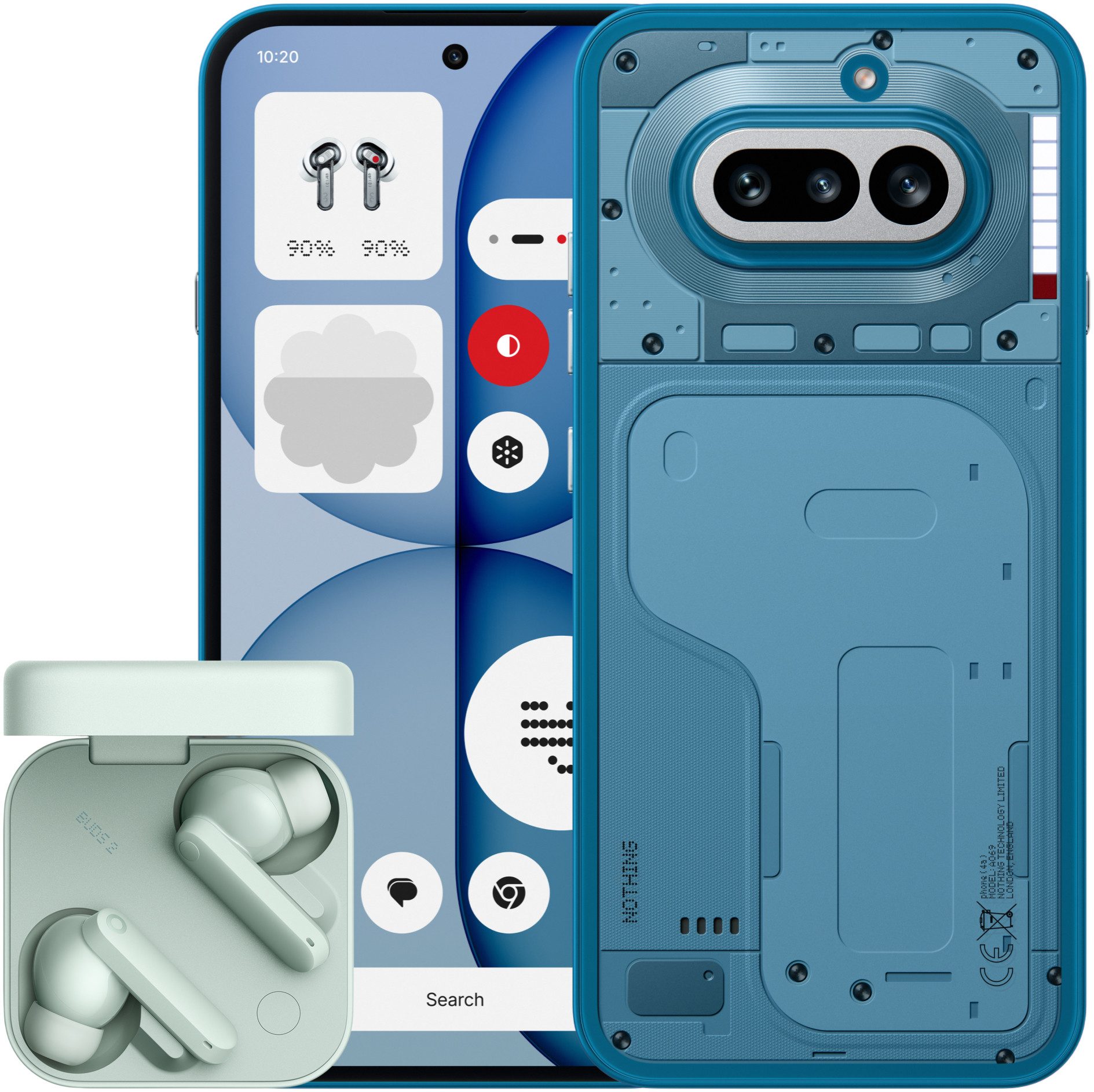 NOTHING Phone (4a) Smartphone (17,22 cm/6,78 Zoll, 256 GB Speicherplatz, 50 MP Kamera)