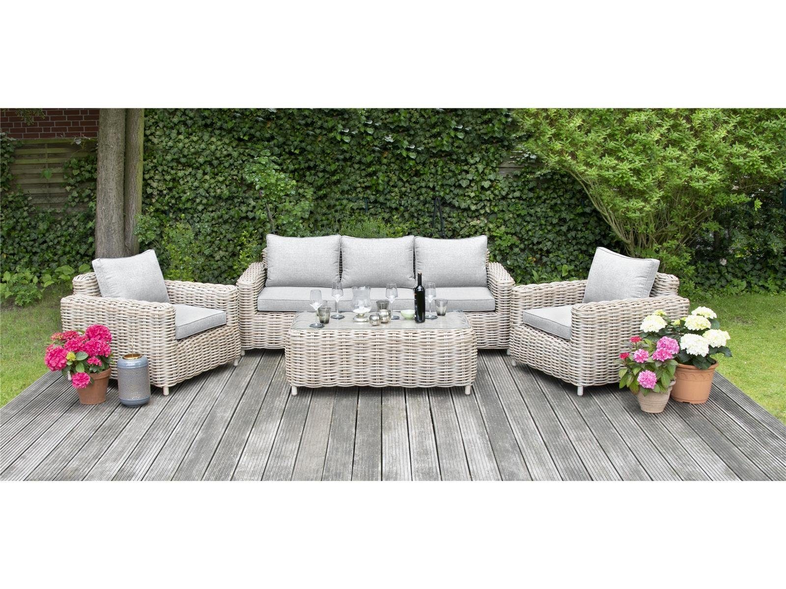 bellavista - Home&Garden® Gartenlounge-Set »Merando« Lounge günstig online kaufen