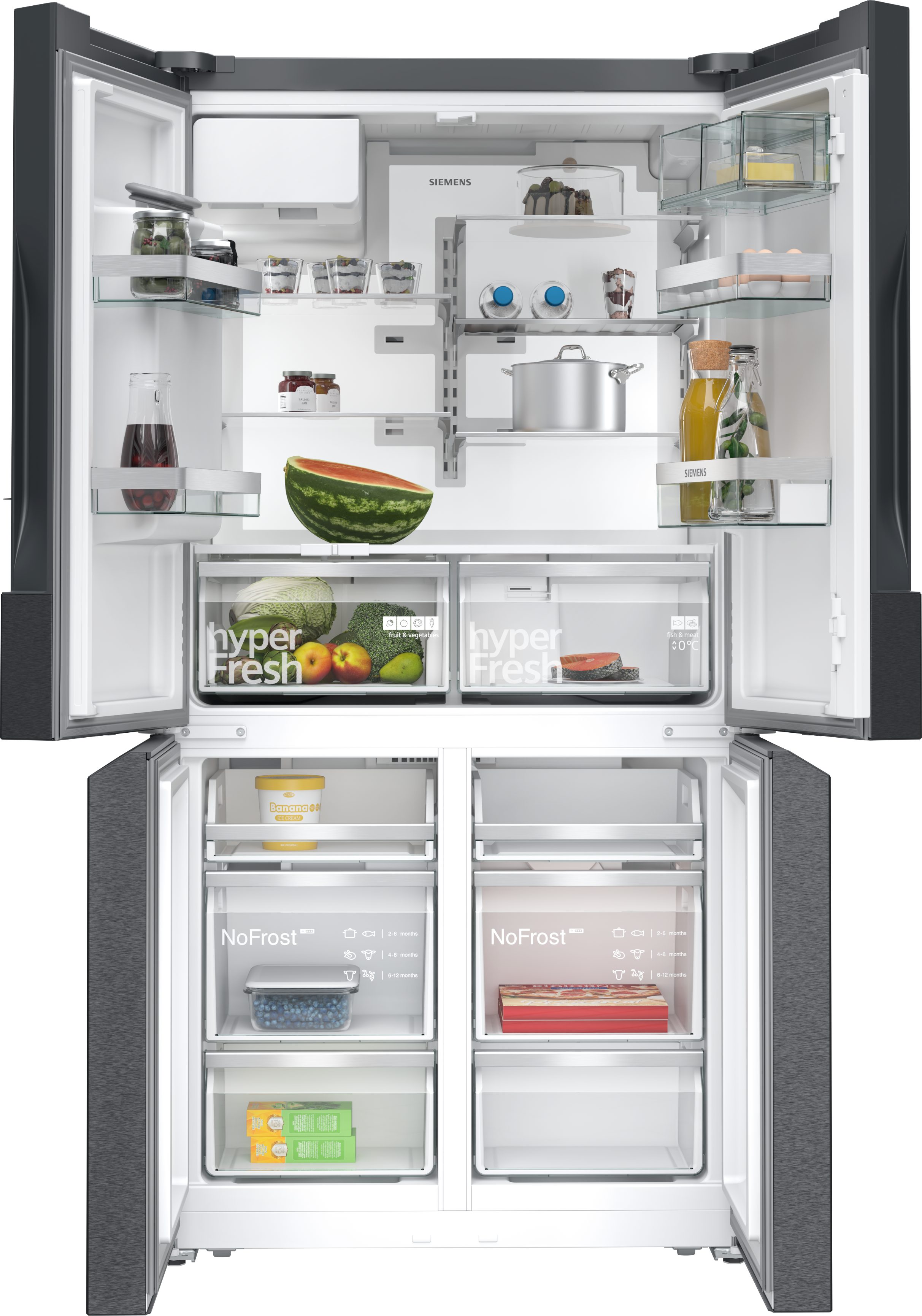 SIEMENS Multi Door iQ700 KF96DPXEA, 183 cm hoch, 90,5 cm breit