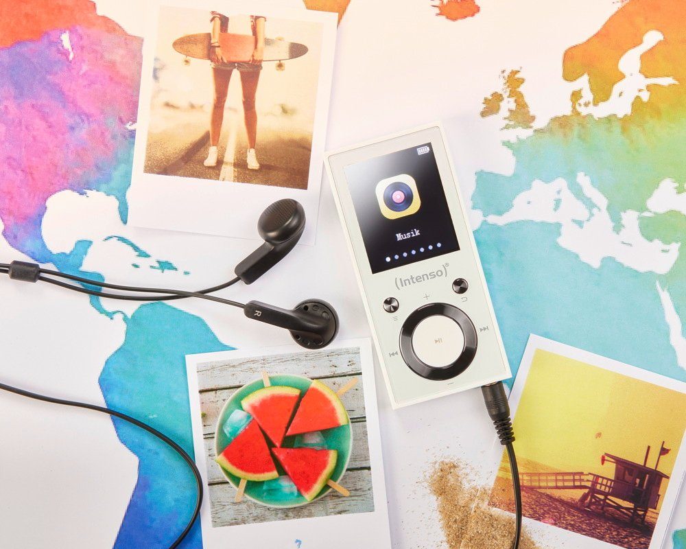 Intenso Intenso MP3 Player Video Scooter Bluetooth 16GB 1,8 Zoll Display weiß MP3-Player – Bild 5 von 5