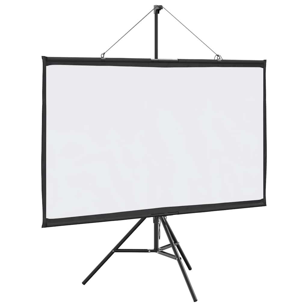 vidaXL 60aposapos 169 Beamer Leinwand mit Stativ 60 Zoll 169 Pull-Up-Leinwand