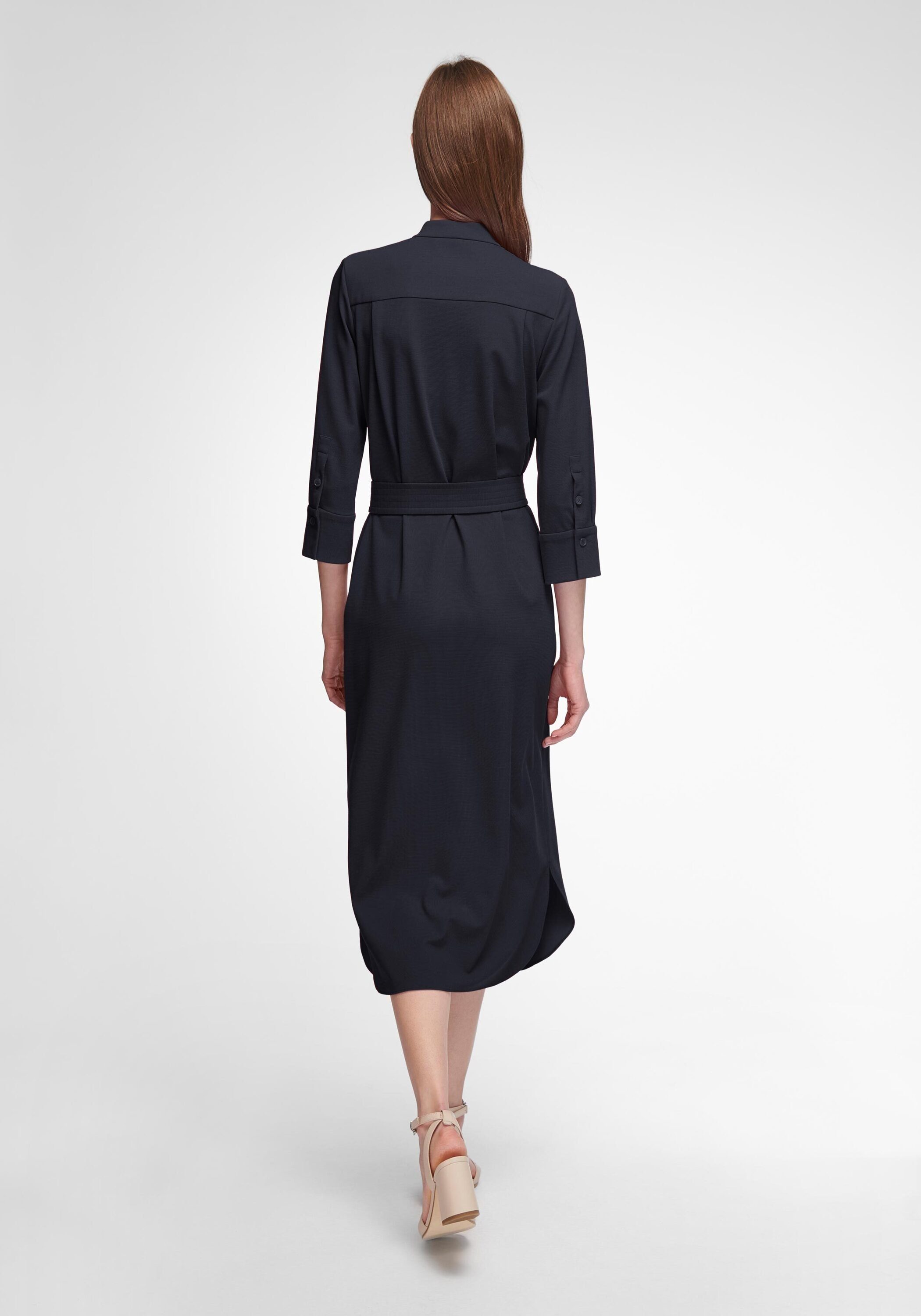 Fadenmeister Jerseykleid Berlin MARINE viscose