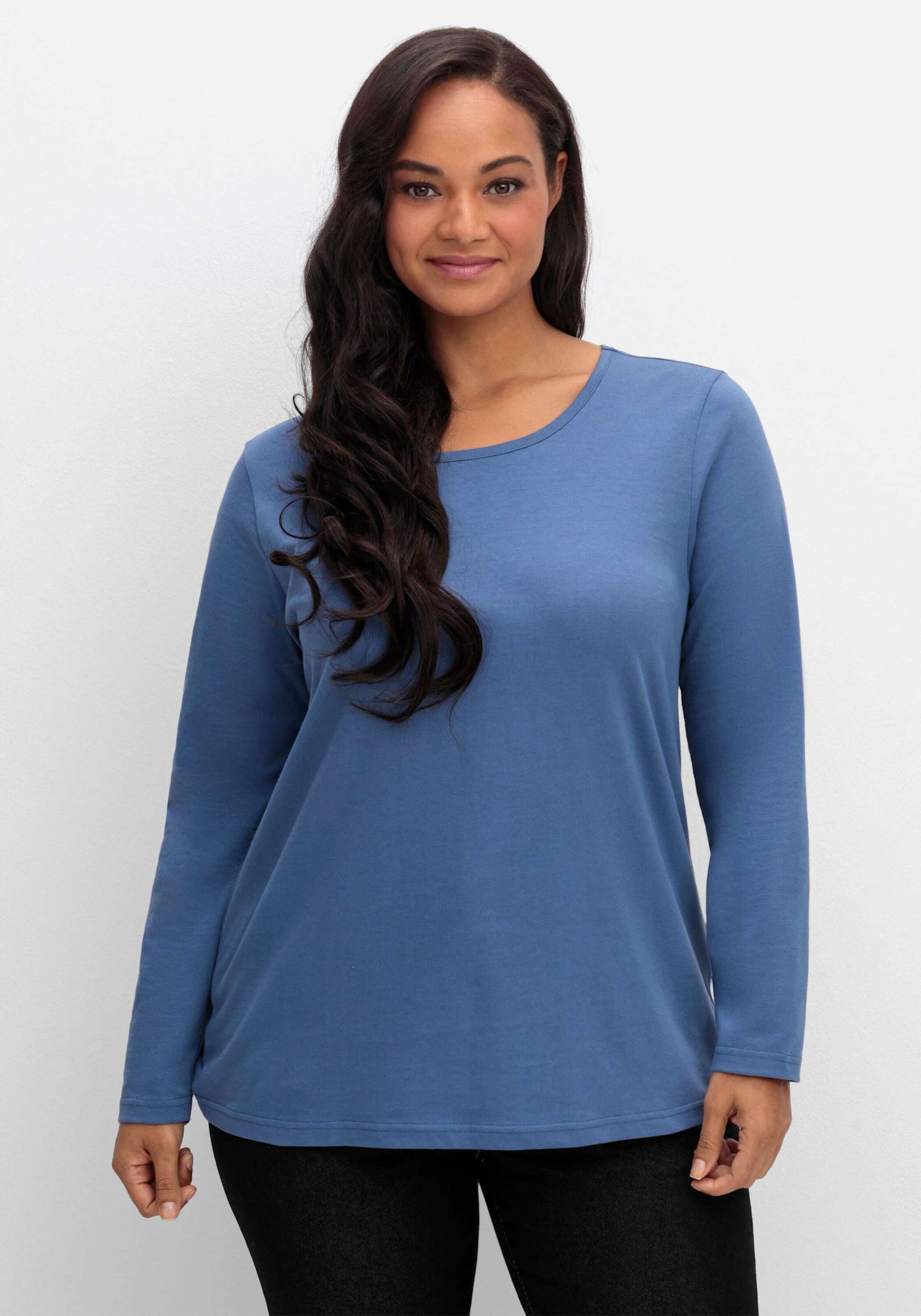 Sieh an! T-Shirt Langarm-Shirt Langarm