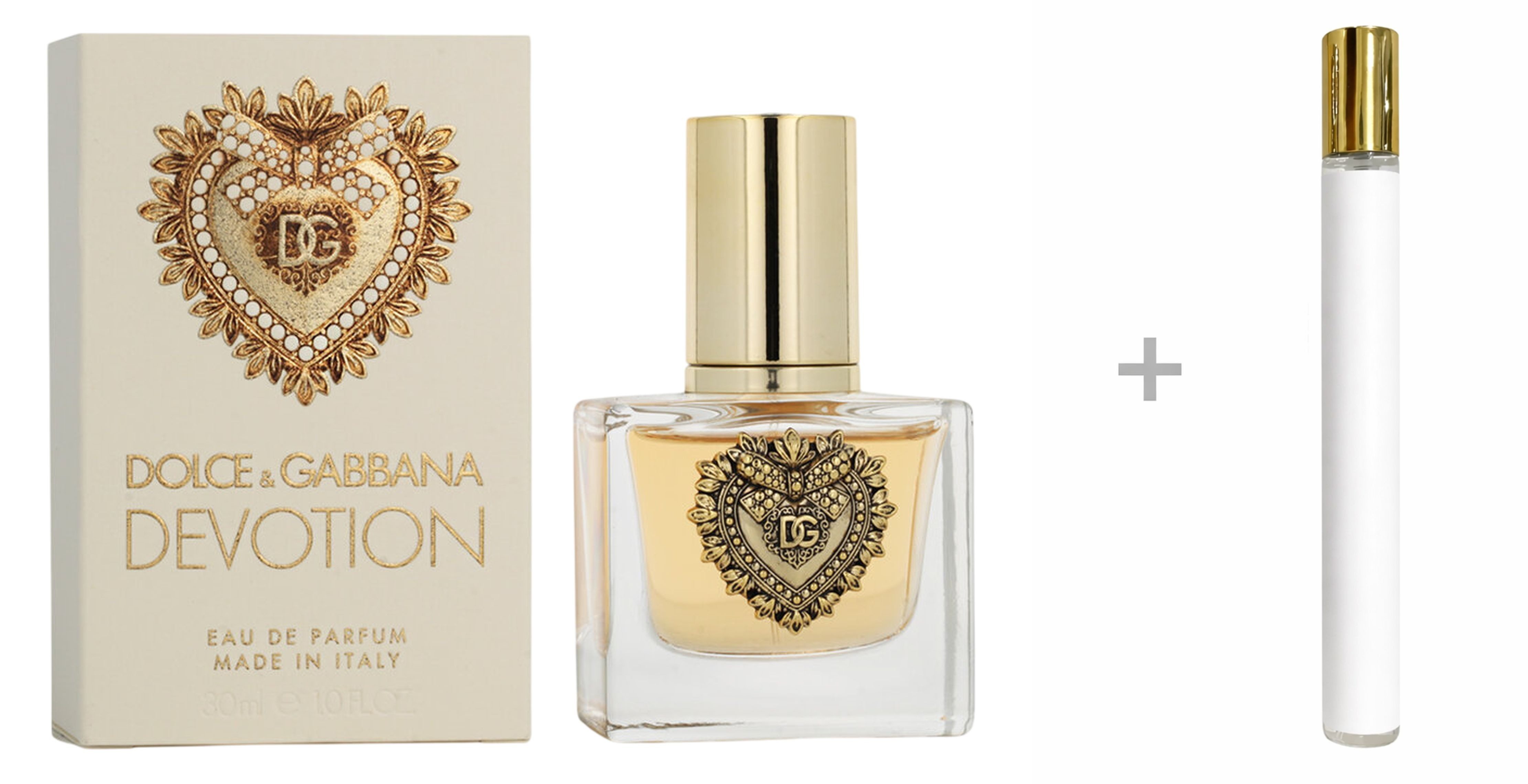 DOLCE & GABBANA Duft-Set Devotion Eau de Parfum (EDP) Damen Spray mit Reiseduft, Süß-gourmandiger Duft mit kandierter Zitrone, Orangenblüte und Vanille