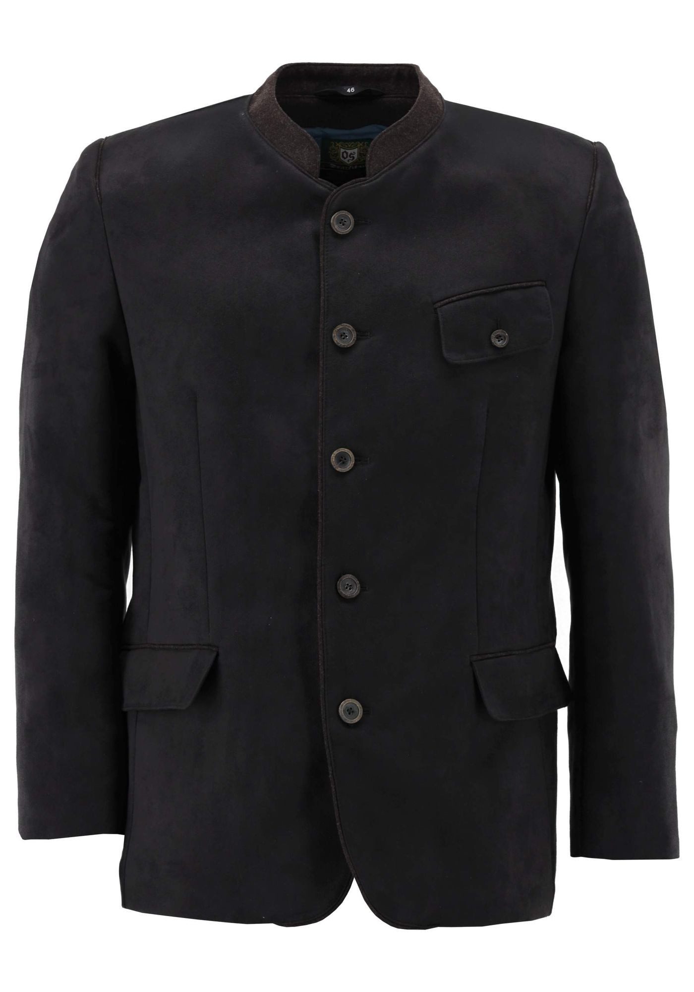 OS Trachten Trachtenjanker Julki Slim Fit, 1/1-Arm, Stehkragen