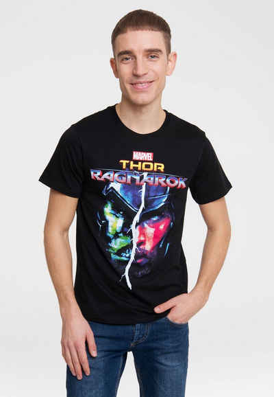 LOGOSHIRT T-Shirt Marvel - Thor Ragnarok mit coolem Thor-Frontprint