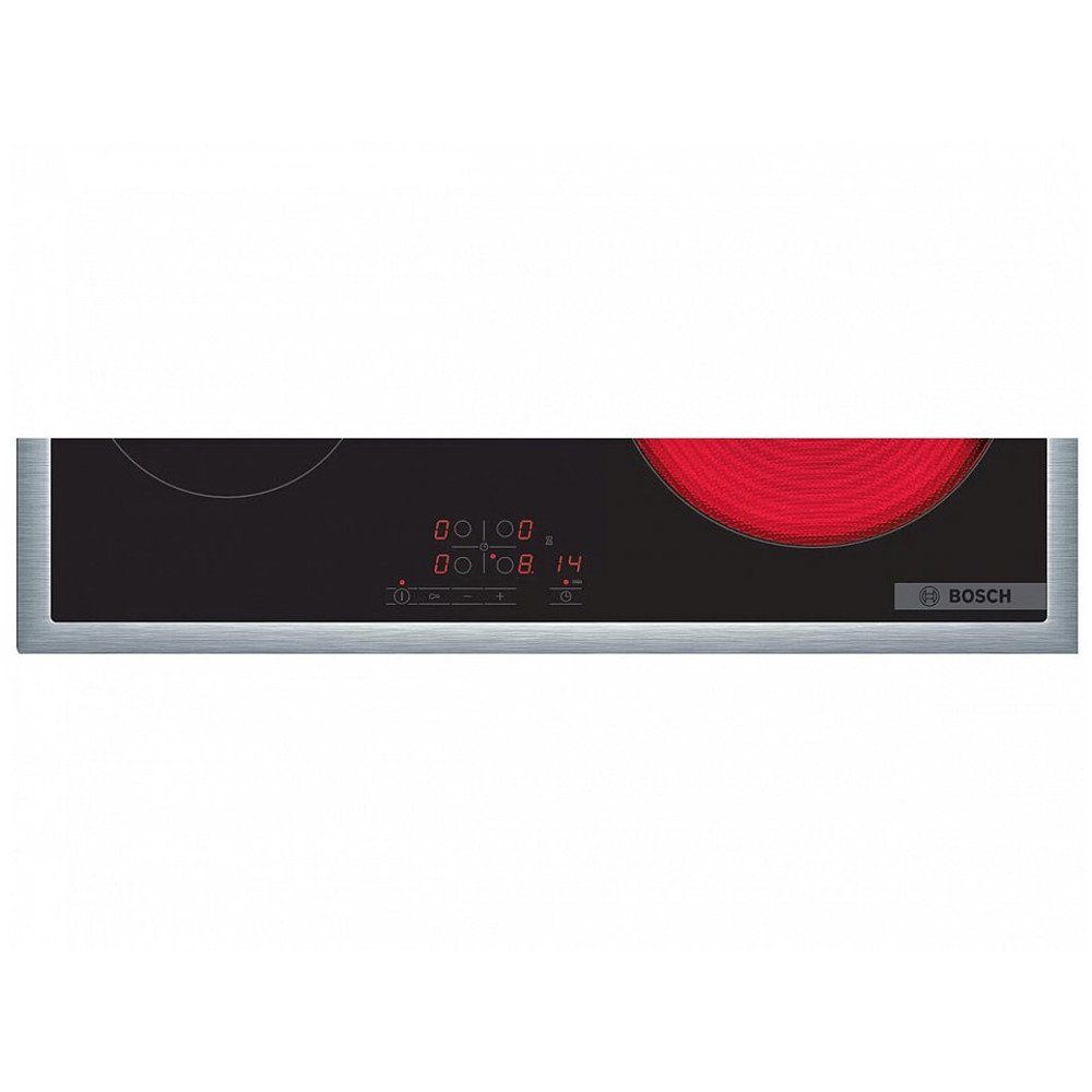 BOSCH Elektro-Herd-Set Backofen Einbau Autark Bosch Einbaubackofen, Glaskeramik Kochfeld, mit 1-fach-Teleskopauszug