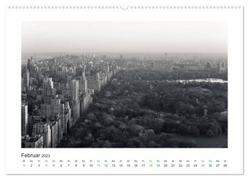 CALVENDO Wandkalender New York in schwarz weiss (Premium, hochwertiger DIN A2 Wandkalender 2023, Kunstdruck in Hochglanz)