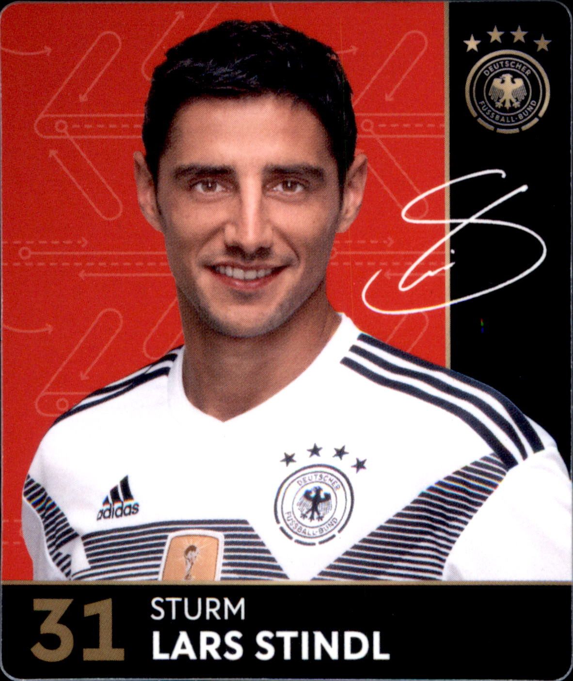 REWE Sammelkarte 31 - Lars Stindl - REWE WM18 Sammelkarte