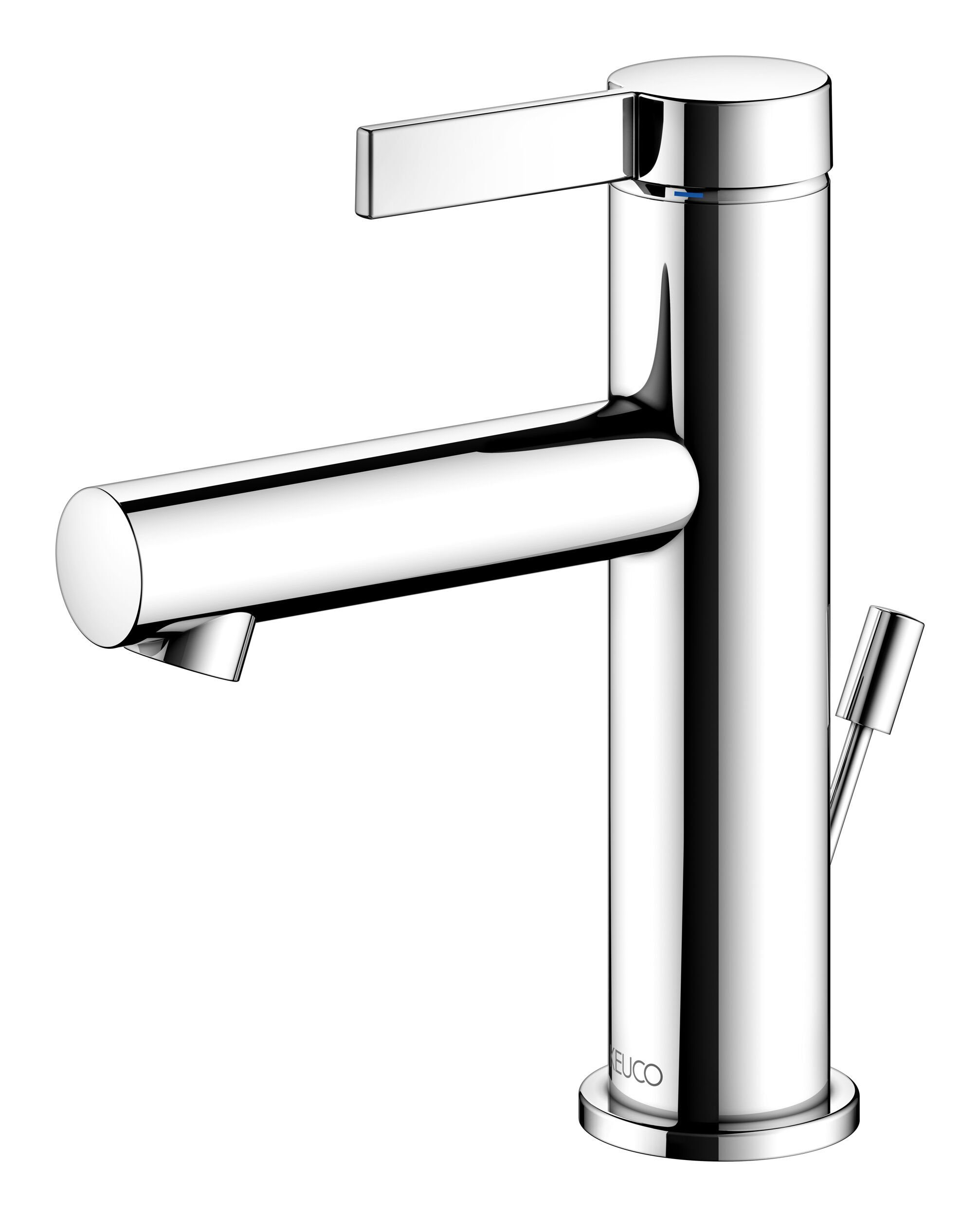 Keuco Waschtischarmatur IXMO Mit Zugstangen-Ablaufgarnitur mit Griff Pure