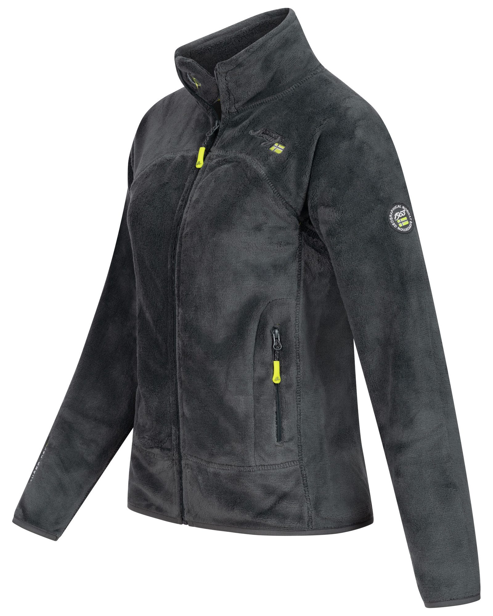 Geographical Norway Fleecejacke Damen Teddy Fleece Jacke Herbst Winter Jack günstig online kaufen